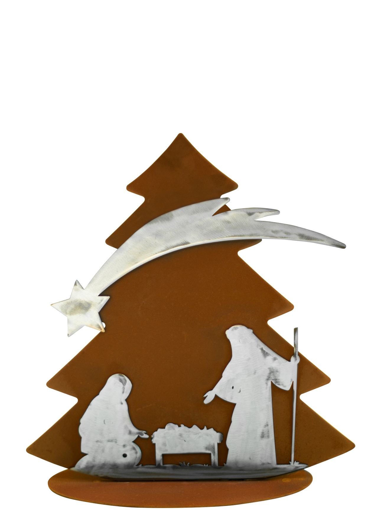 Ferrum Weihnachtsfigur Art Christbaum Design Nacht Heilige