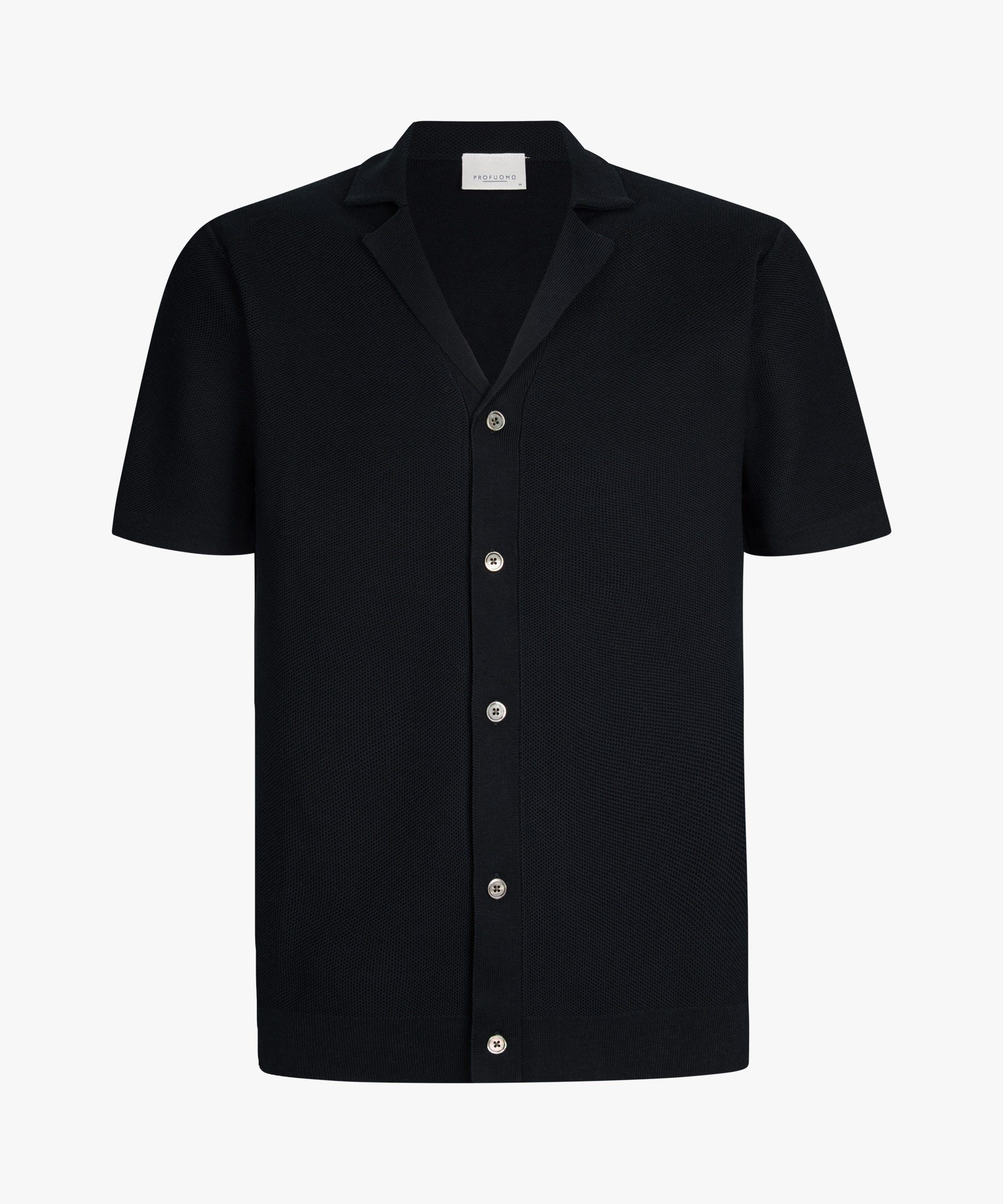 Profuomo Poloshirt POLO CAMP BUTTON TH SS NAVY