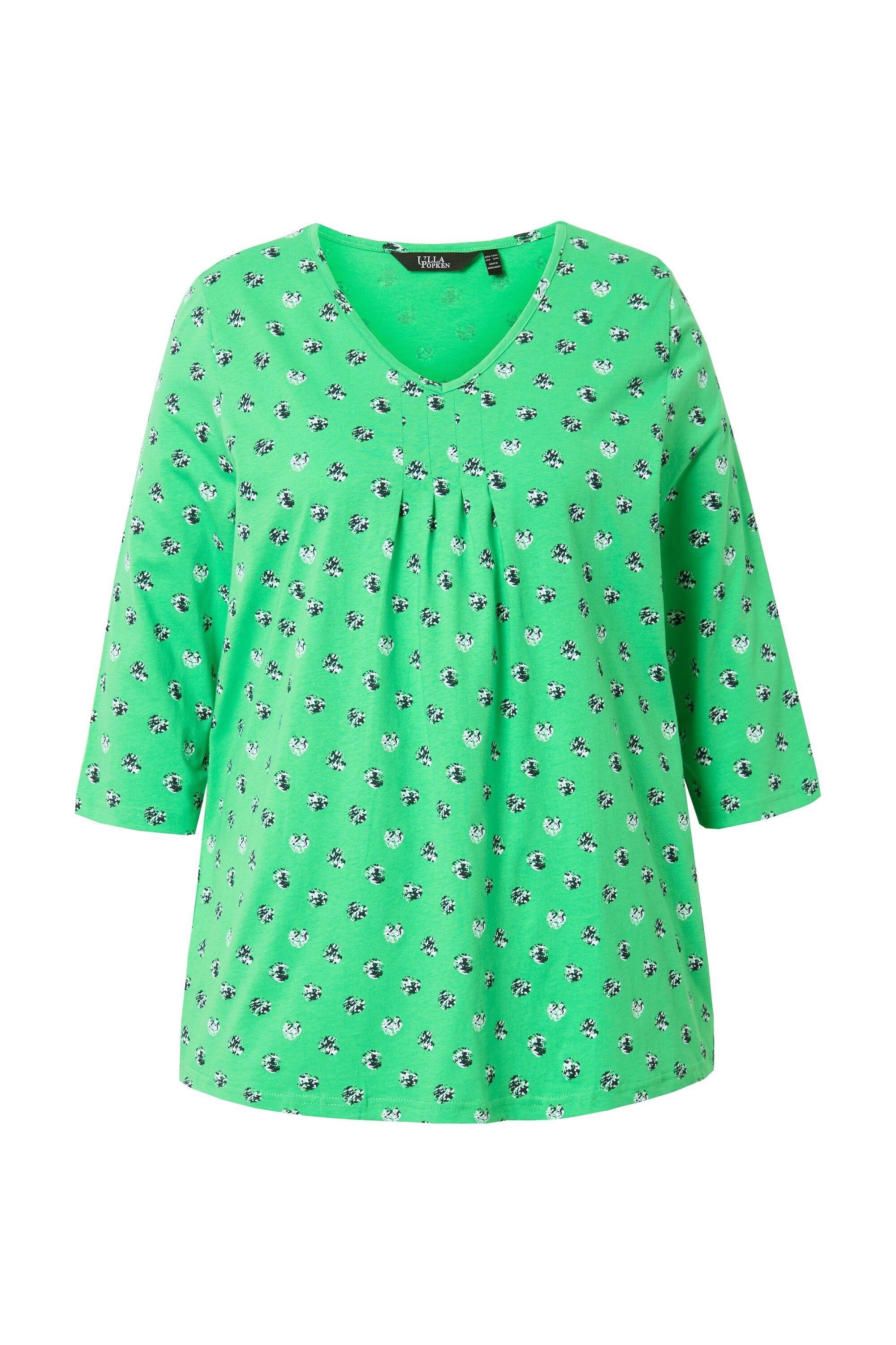 Ulla Popken T-Shirt Shirt Punkte A-Linie günstig online kaufen