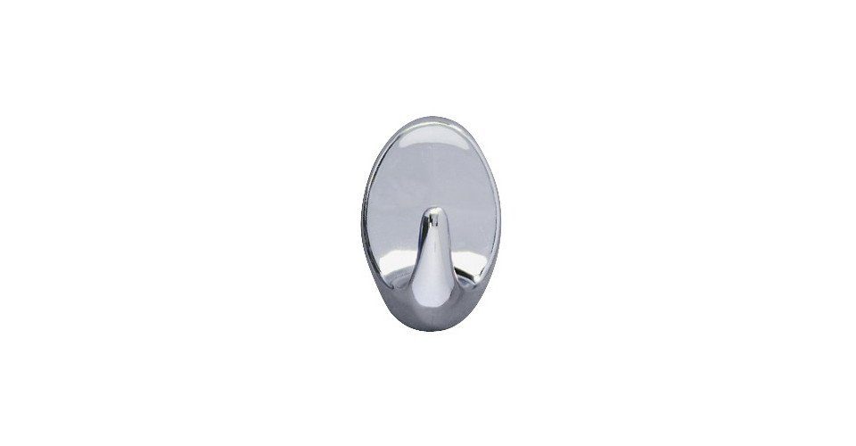 Handtuchhaken Wenko Maxi-Haken Kunststoff, chrom, 2er-Set