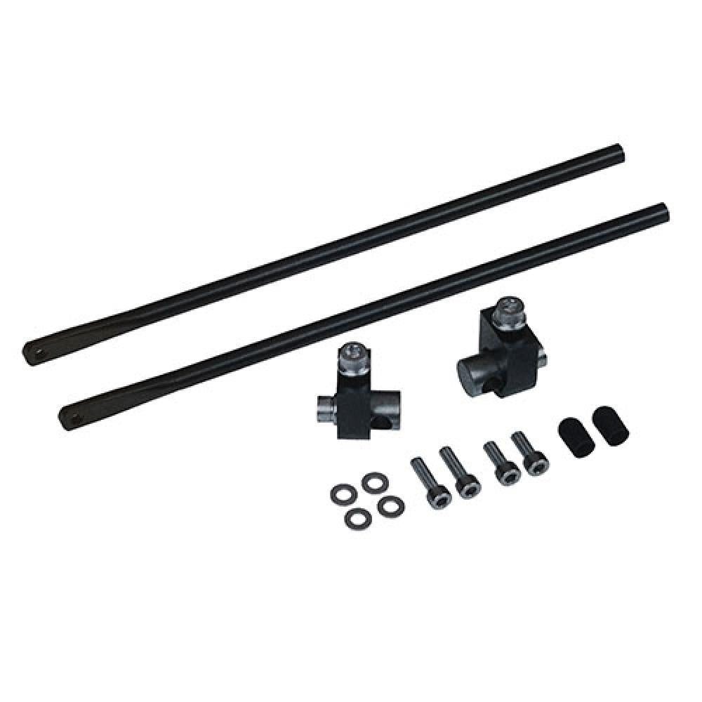 racktime Fahrrad-Gepäckträger racktime Montageset 05406 mit Klemmblock 225 mm Schwarz