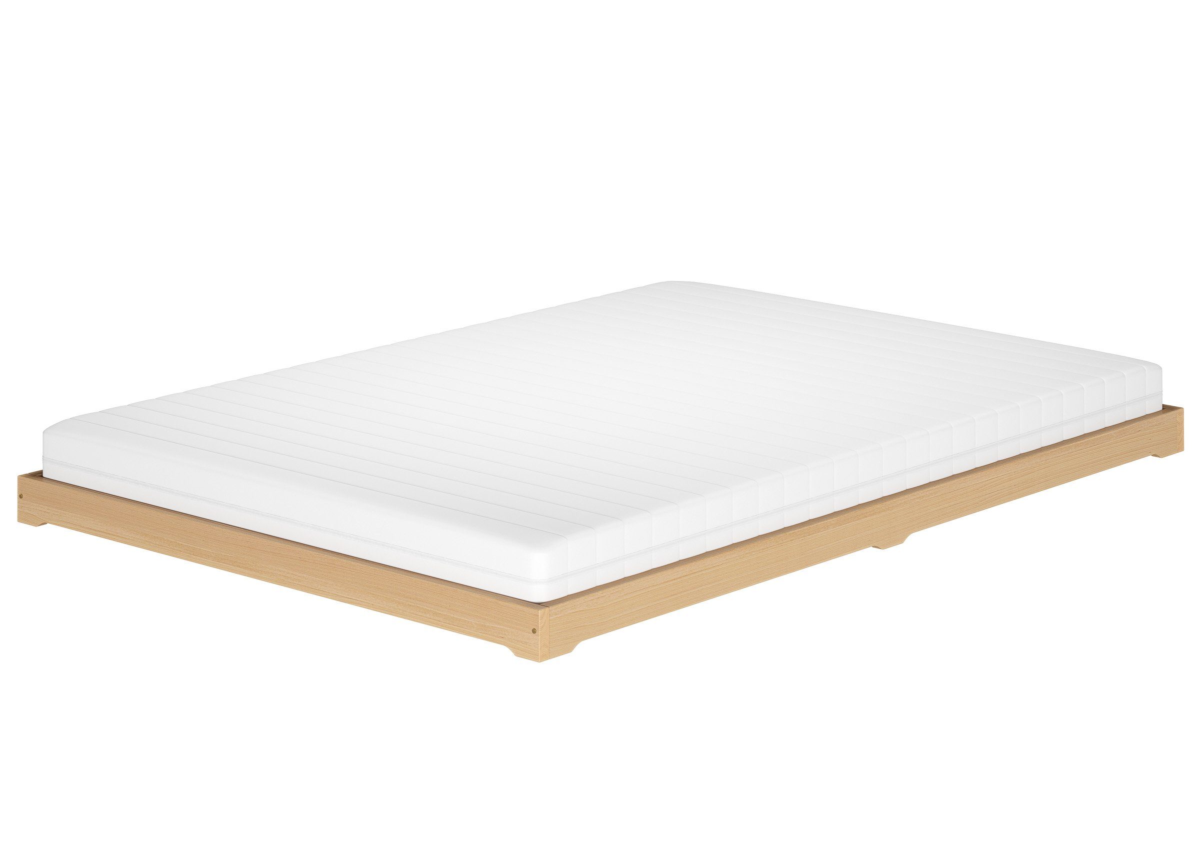 ERST-HOLZ Bett Doppelbett Bodenbett Teenagerbett 140 günstig online kaufen