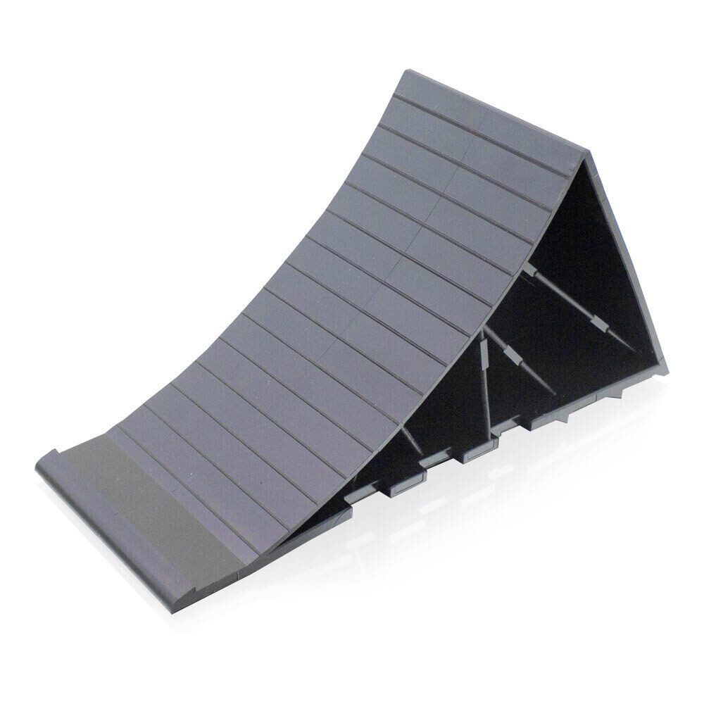 Bituxx Sicherheitskeil 1 Paar Radkeile mit Halter Schwarz, (2-St., MS-19077) – Bild 2 von 5