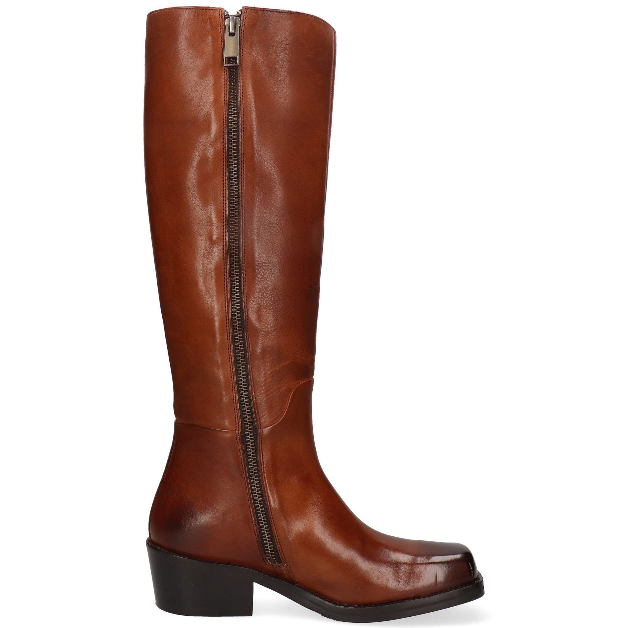 Melvin & Hamilton Shelby 3 Leder-Western Boots für Damen Stiefel Kubanischer Absatz, Echtes Leder, Vegetabile Gerbung