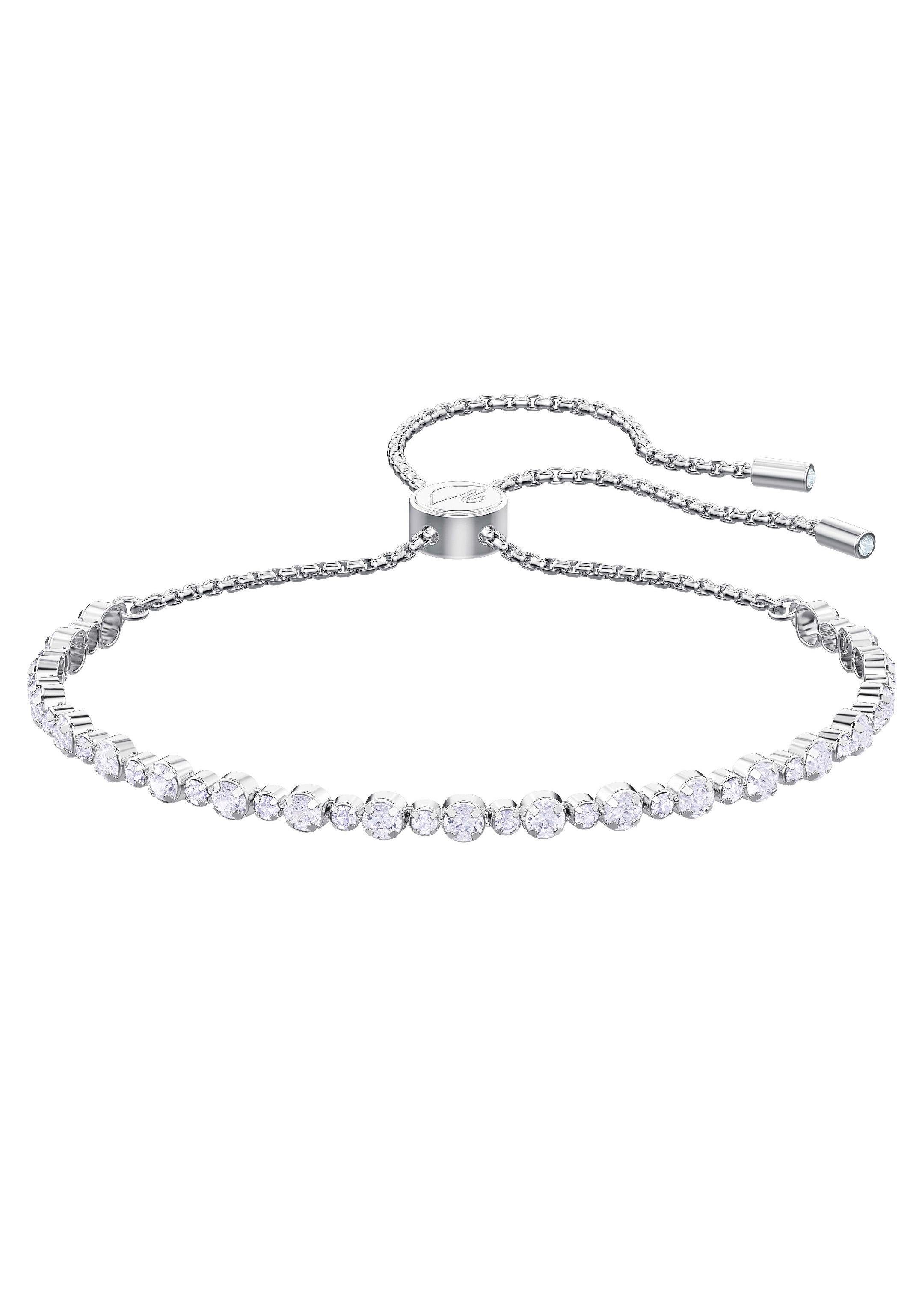 Swarovski Armband Subtle, weiss, rhodiniert, 5465384, mit Swarovski® Kristall