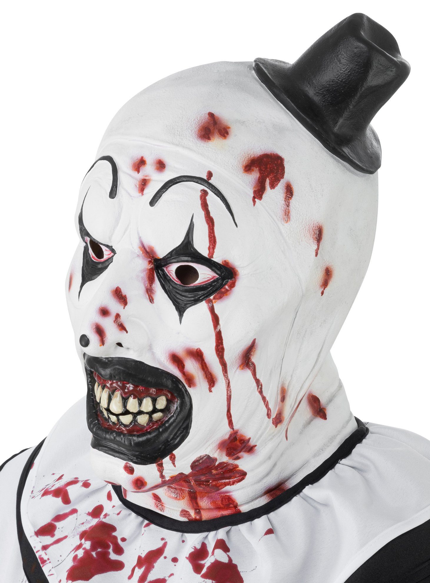 CHAKS Verkleidungsmaske Terrifier – Art the Clown Basic Maske aus Latex, Offiziell lizenzierte Maske des Horrorclowns in einer günstigeren Var