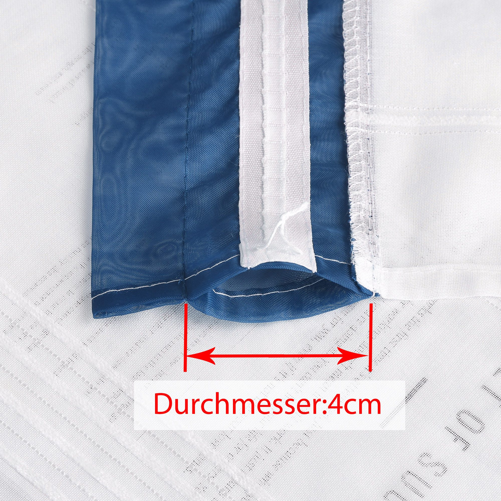 Joyswahl Scheibengardine Kurzgardinen mit Stangendurchzug, Transparente Voile,zur Dekoration (1 St), Stangendurchzug, transparent, Leinenoptik Landhausstil Cáfe – Bild 3 von 5