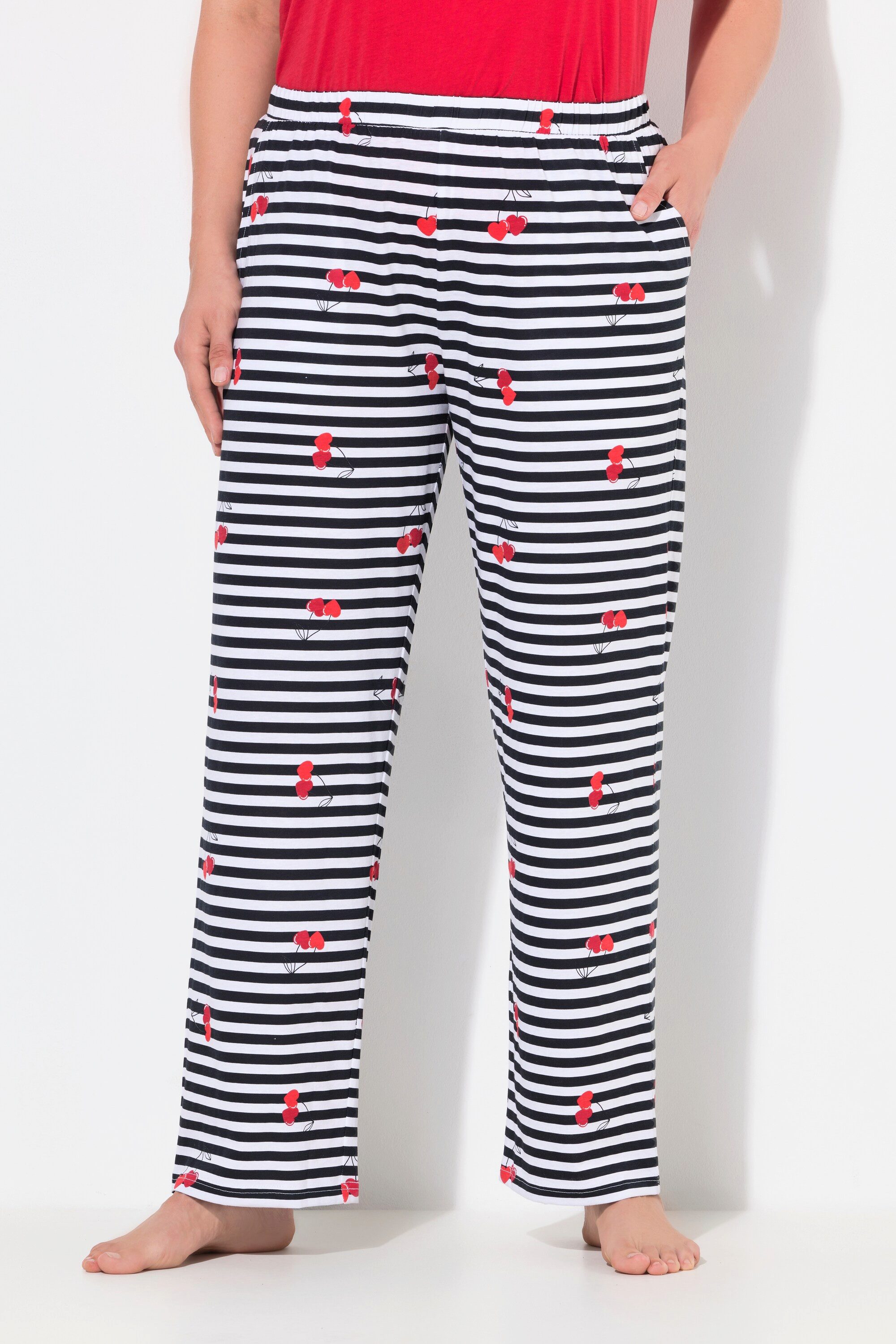 Ulla Popken Pyjama Pyjamahose uni / günstig online kaufen