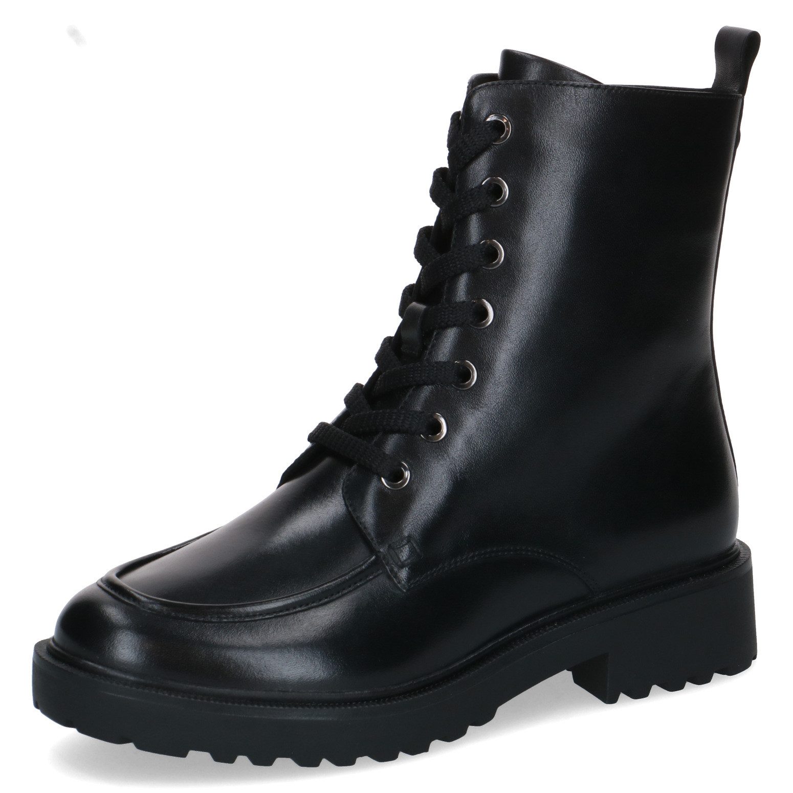 Caprice Schnürstiefelette Blockabsatz, Schnürboots mit angesagter Mokassinnaht