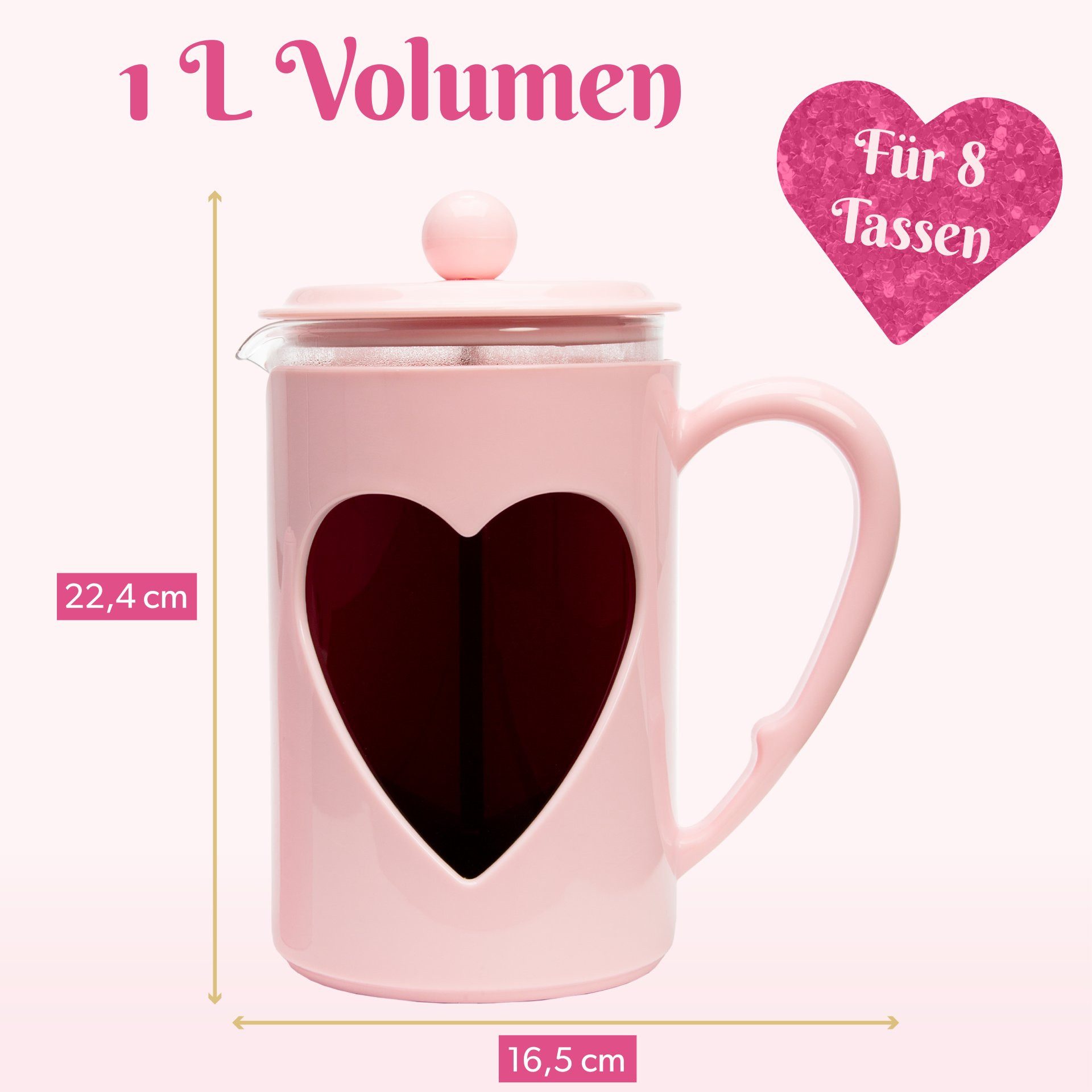 Paris Hilton French Press Kanne