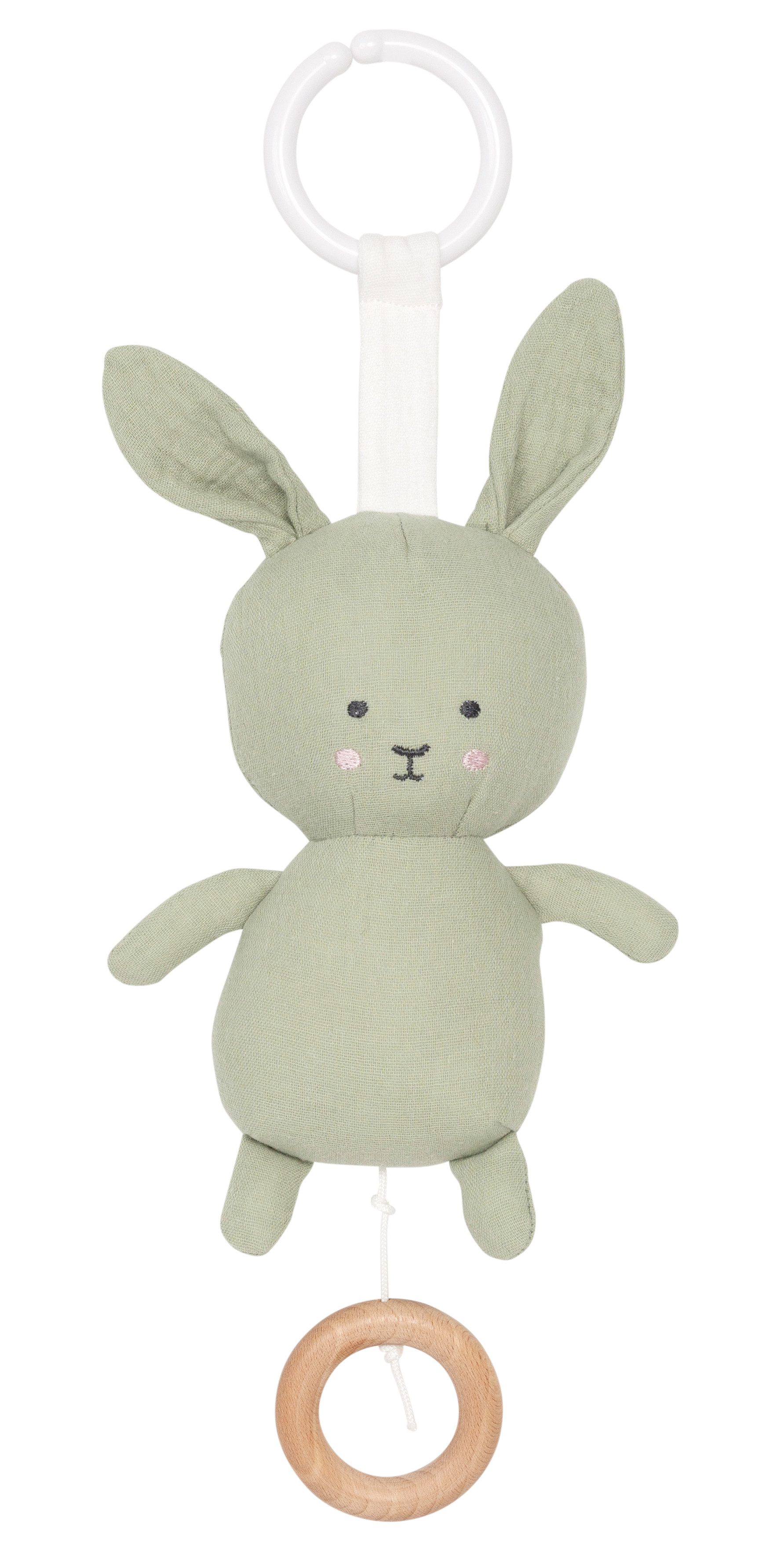JaBaDaBaDo Spieluhr Baby Spieluhr Einschlafhilfe Teddy oder Bunny 28cm