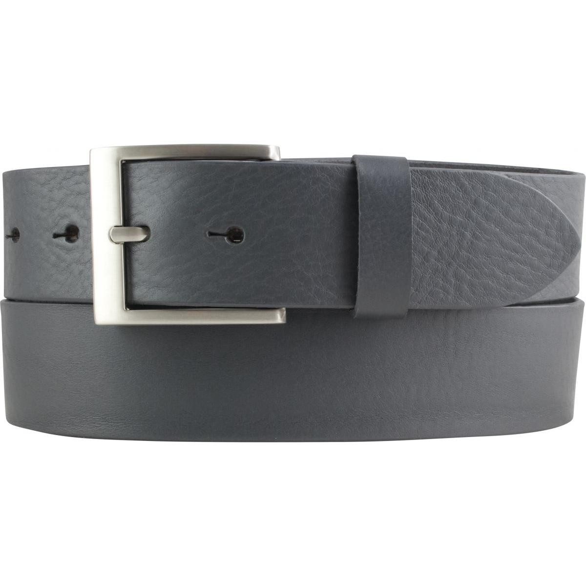 Ledergürtel Jeans-Gürtel aus Vollrindleder 4 cm - Hochwertiger Leder-Gürtel für He
