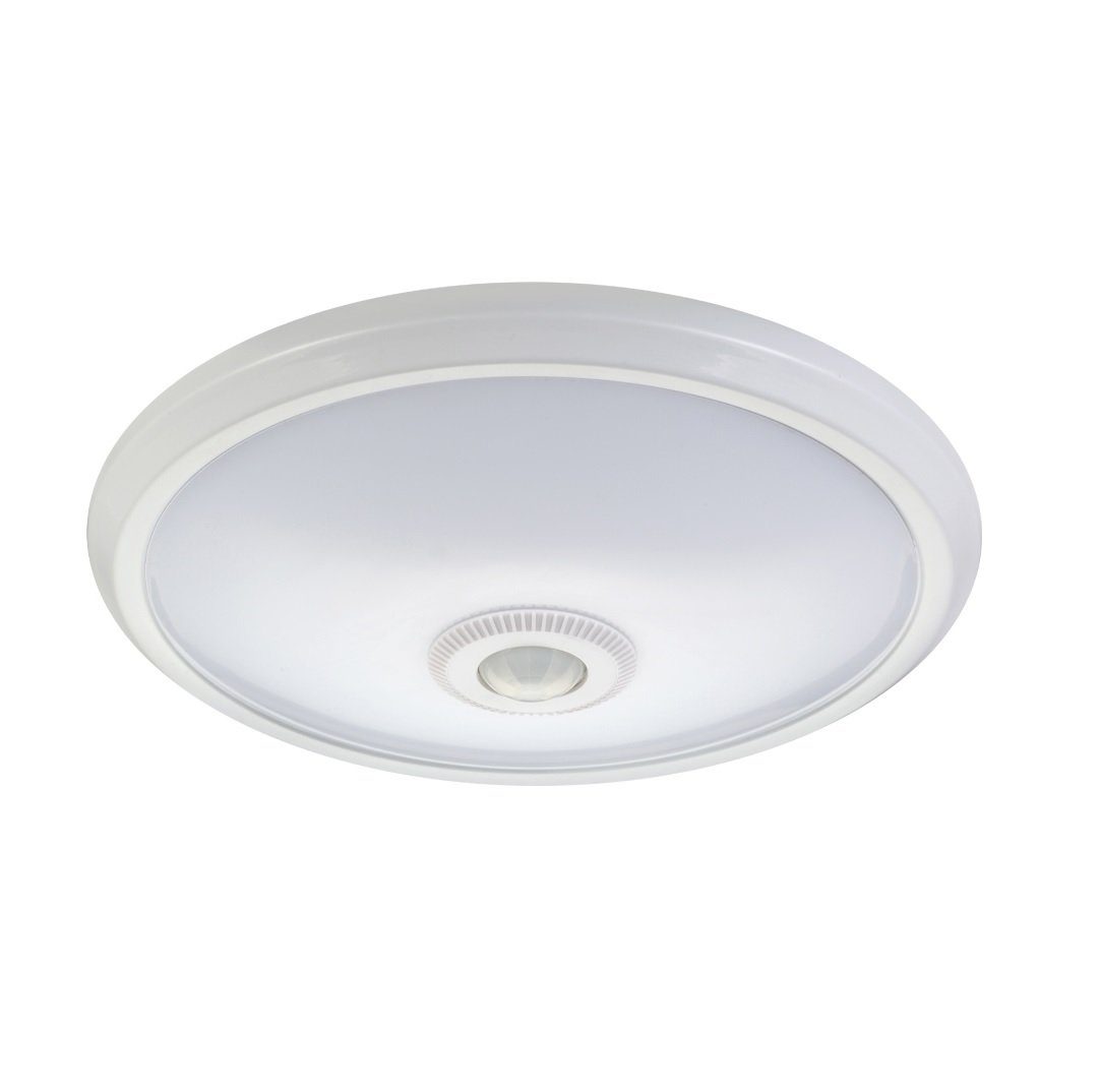 Maclean LED Deckenleuchte MCE131 ACU, Infrarot-Deckenleuchte mit Bewegungsmelder Weiß LED 12 W