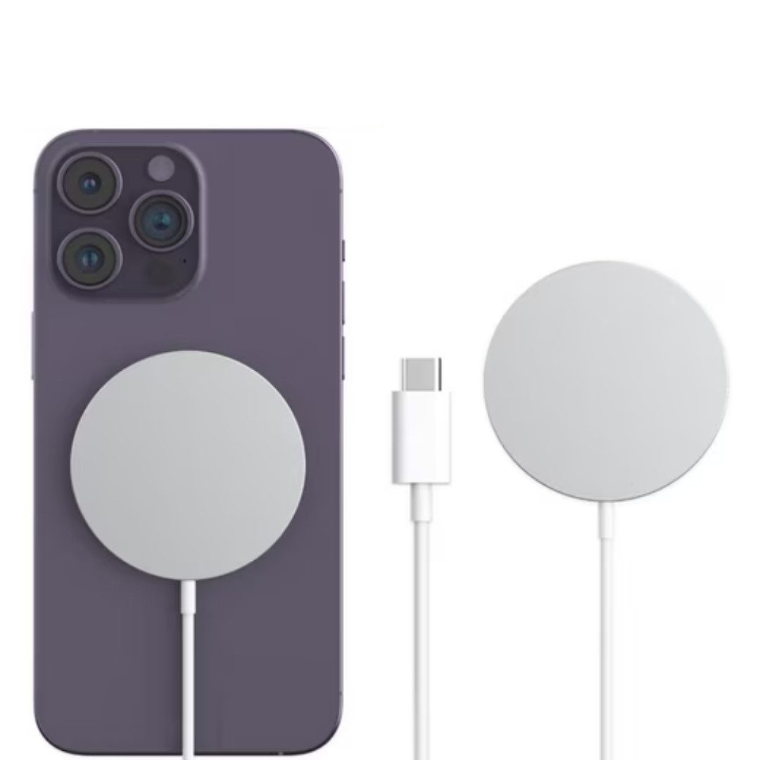 Shopbrothers Ladeset Schnellladegerät USB-C Magnetisch Kabel Smartphone-Ladegerät (20W Adapter und Magnetisches USB-C Kabel, Magsafe Ladegerät)