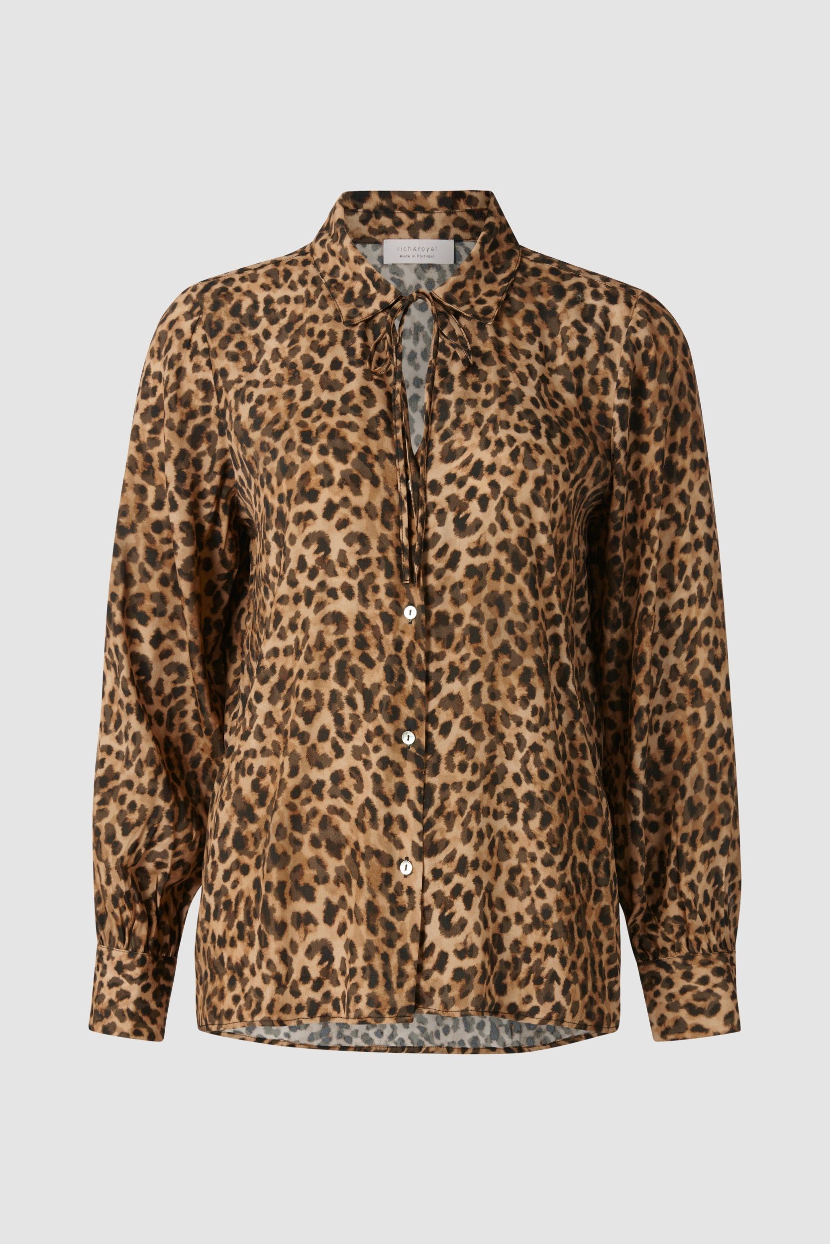Rich & Royal Klassische Bluse printed leo blouse Ecovero