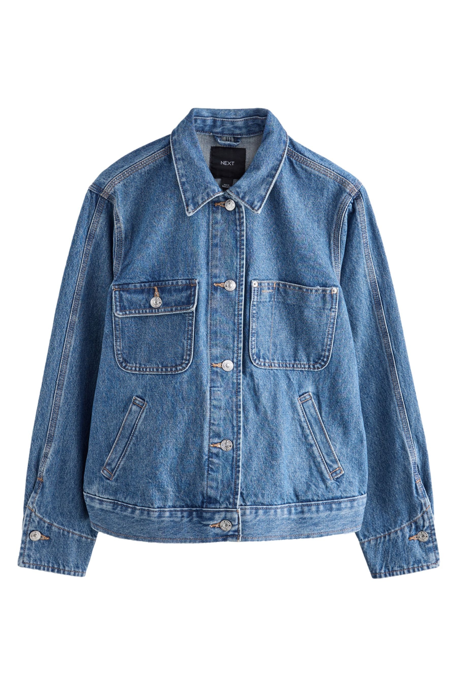 Next Jeansjacke Jeansjacke im Arbeitsstil (1-St) günstig online kaufen