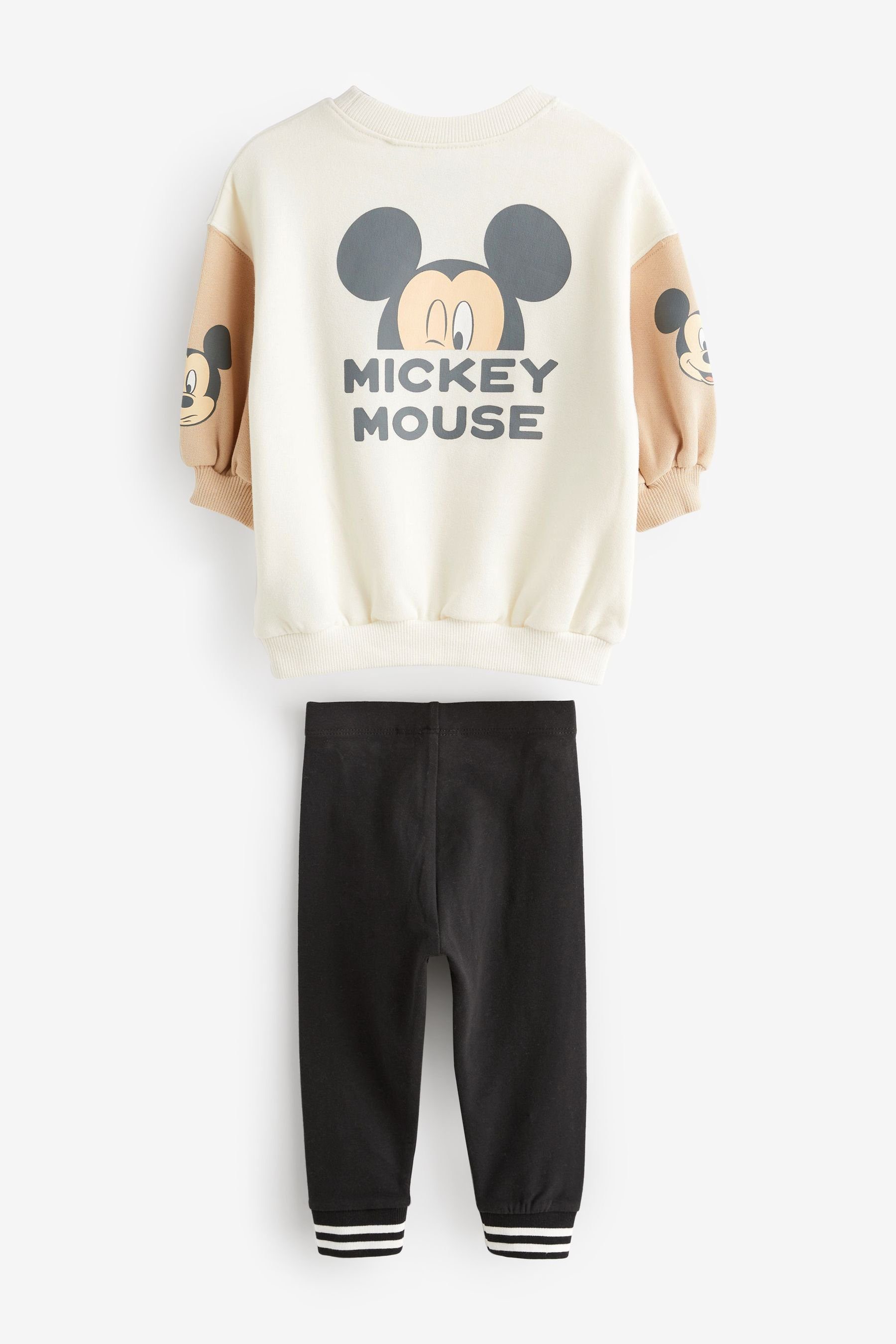 und Shirt & Mouse Leggings Leggings Mickey (2-tlg) mit Sweatshirt Disney-Set Next