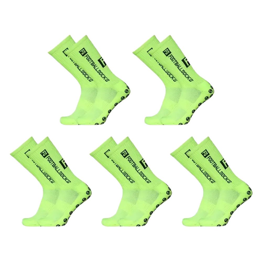 Sportsocken 5 Paar Fußball Socken, Sportsocken 34-46 Anti Rutsch Grip Fussball