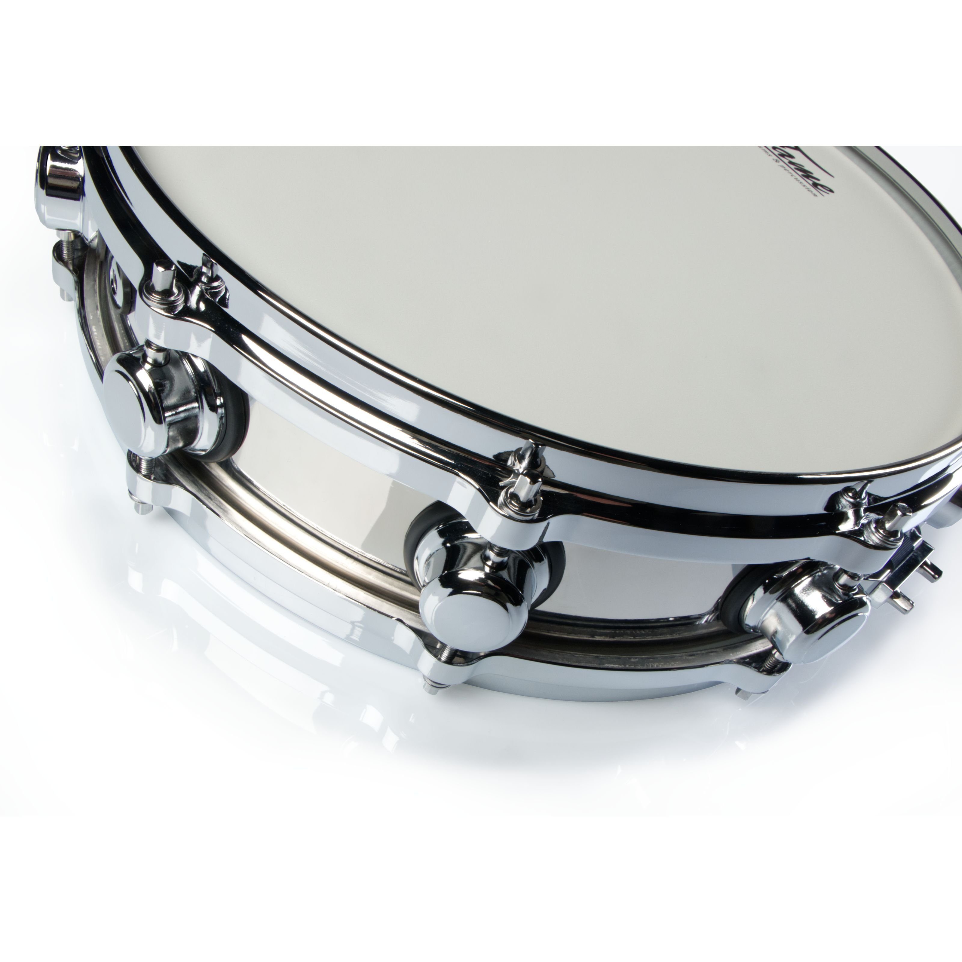 FAME Snare Drum,FSS-35 Piccolo Snare Drum 14"x35" Edelstahl 1mm Kesselstärke 10 Stimmschrauben Gussspannreifen Chrome Hardware Professioneller Sound Hochwertige Qualität", Schlagzeuge, Snare Drums, FSS-35 Piccolo Snare Drum, Edelstahl, Professioneller Sound