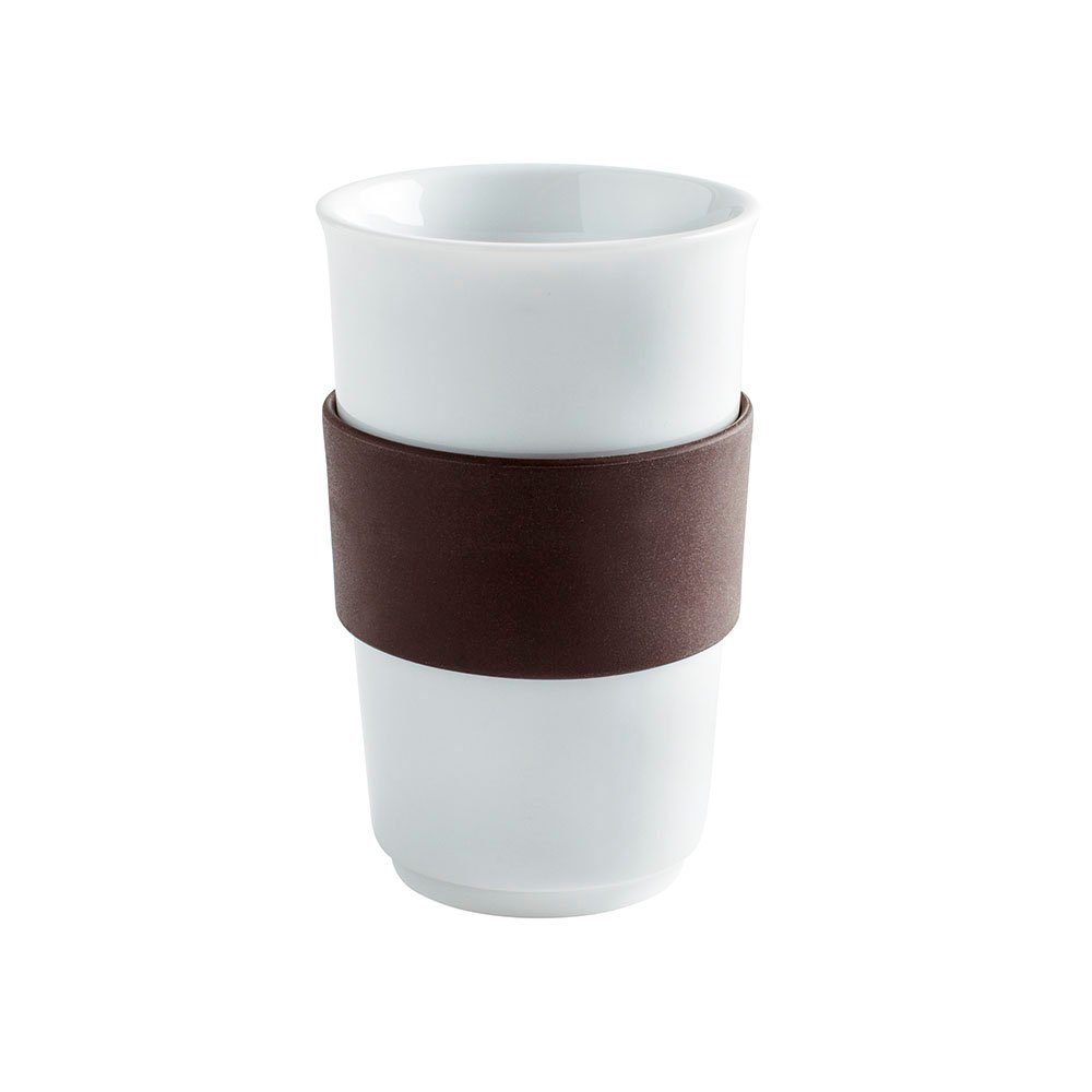 KAHLA Coffee-to-go-Becher Fillit Becher + Trinkdeckel, 1-tlg., Porzellan, Made in Germany