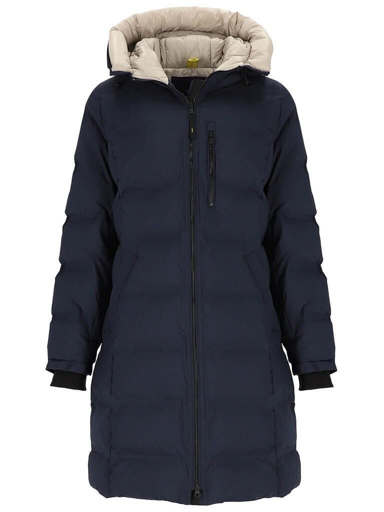 BLUE FLAME Steppmantel Damen Steppjacke Lang günstig online kaufen