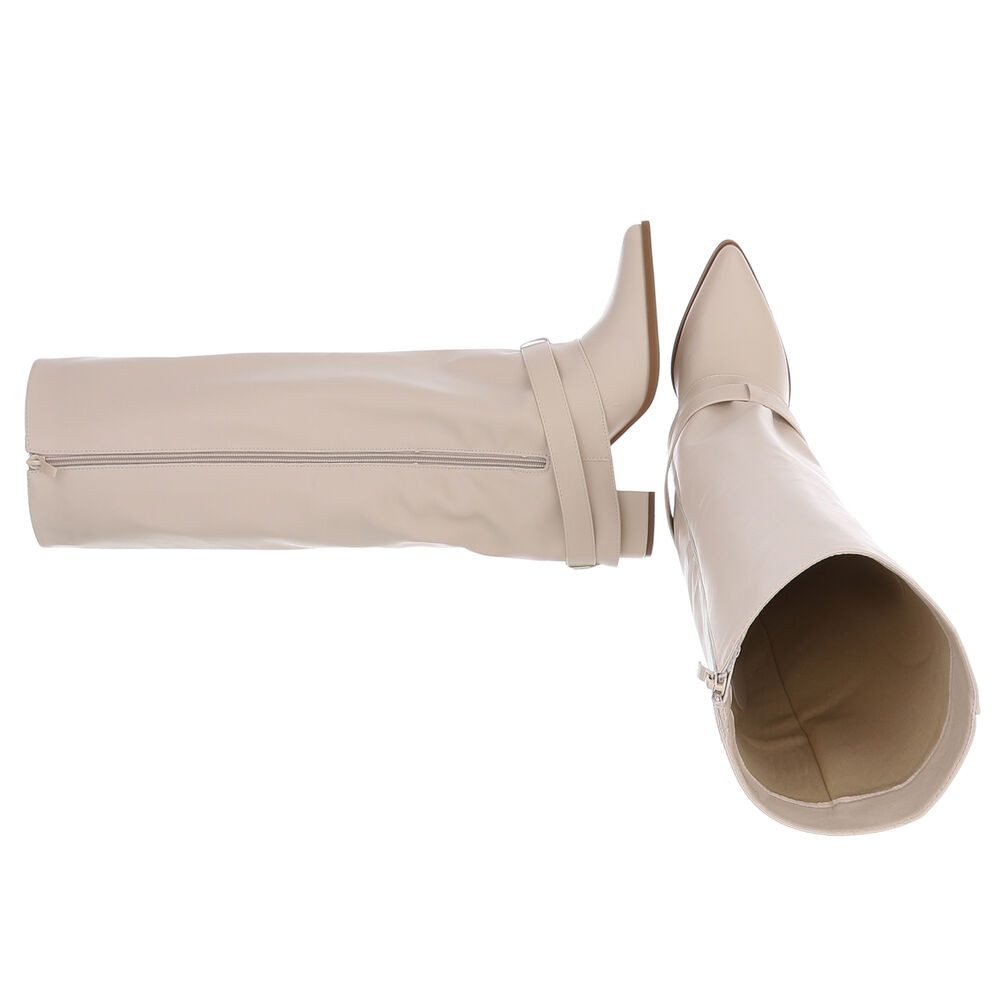 Ital-Design Elegante Stiefel mit Schnalle für Damen, Alltag und Freizeit Hi günstig online kaufen