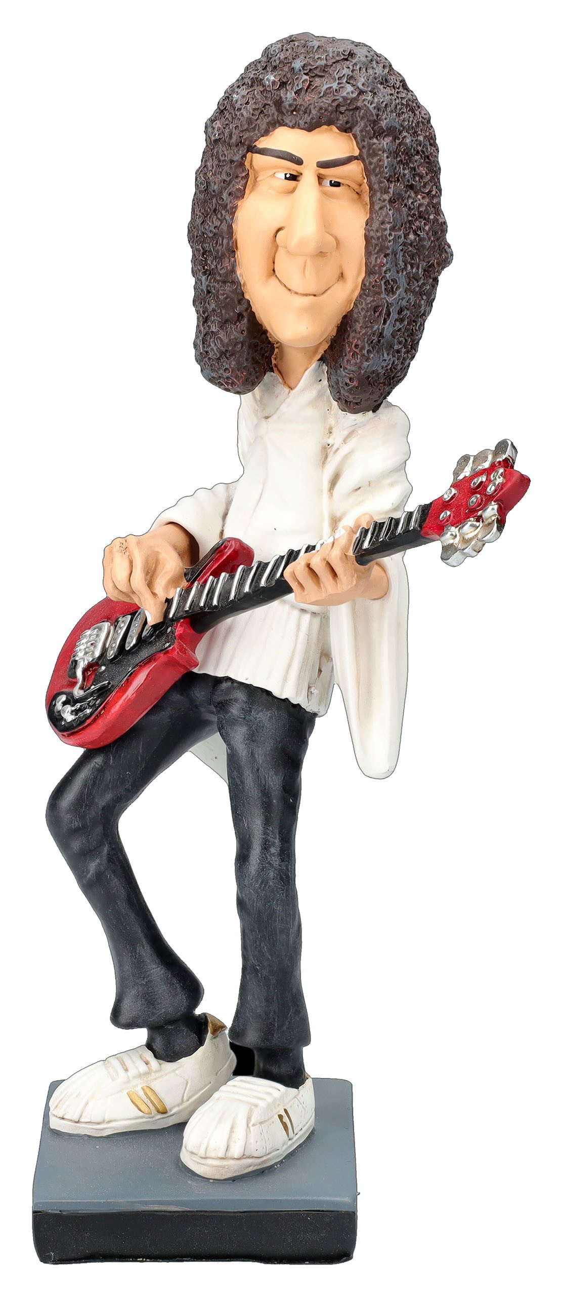Dekofigur Musiker Figur Brian – Warren Stratford Karikatur Statue 20 cm Deko