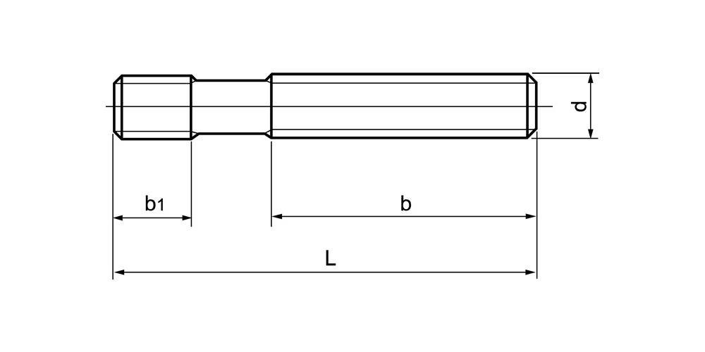 AMF DIN mm 10.9 vergütet Stiftschraube M10x50 Gewindeschraube 6379 auf