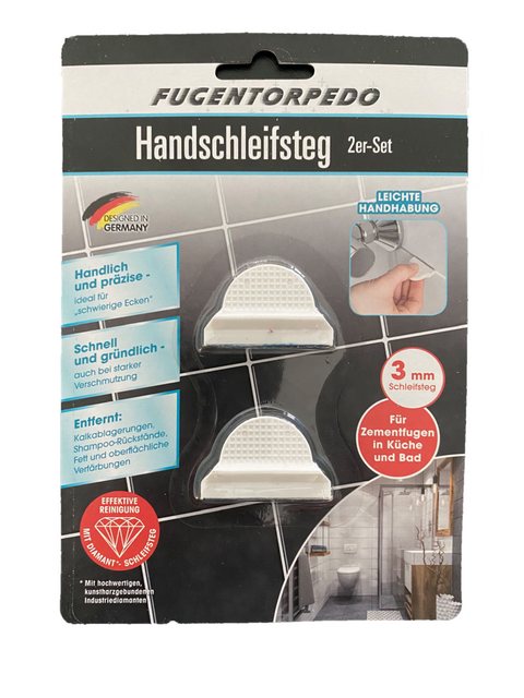 FUGENTORPEDO Fugenbürste FUGENTORPEDO Handschleifsteg kurz 3mm, (1-tlg)