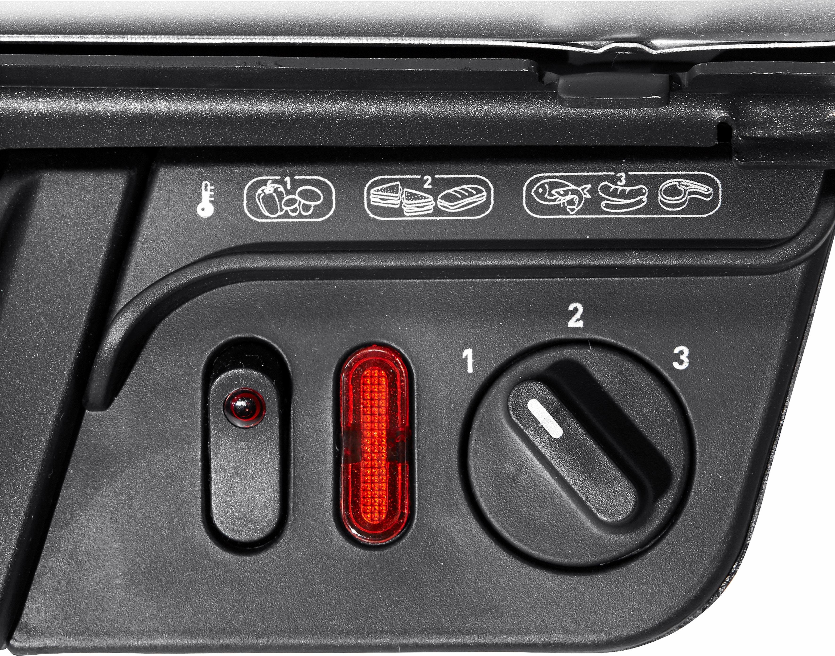 Tefal Kontaktgrill GC3050, 2000 W, aufklappbar, regelbarer Thermostat, antihaftbeschichtet – Bild 4 von 5