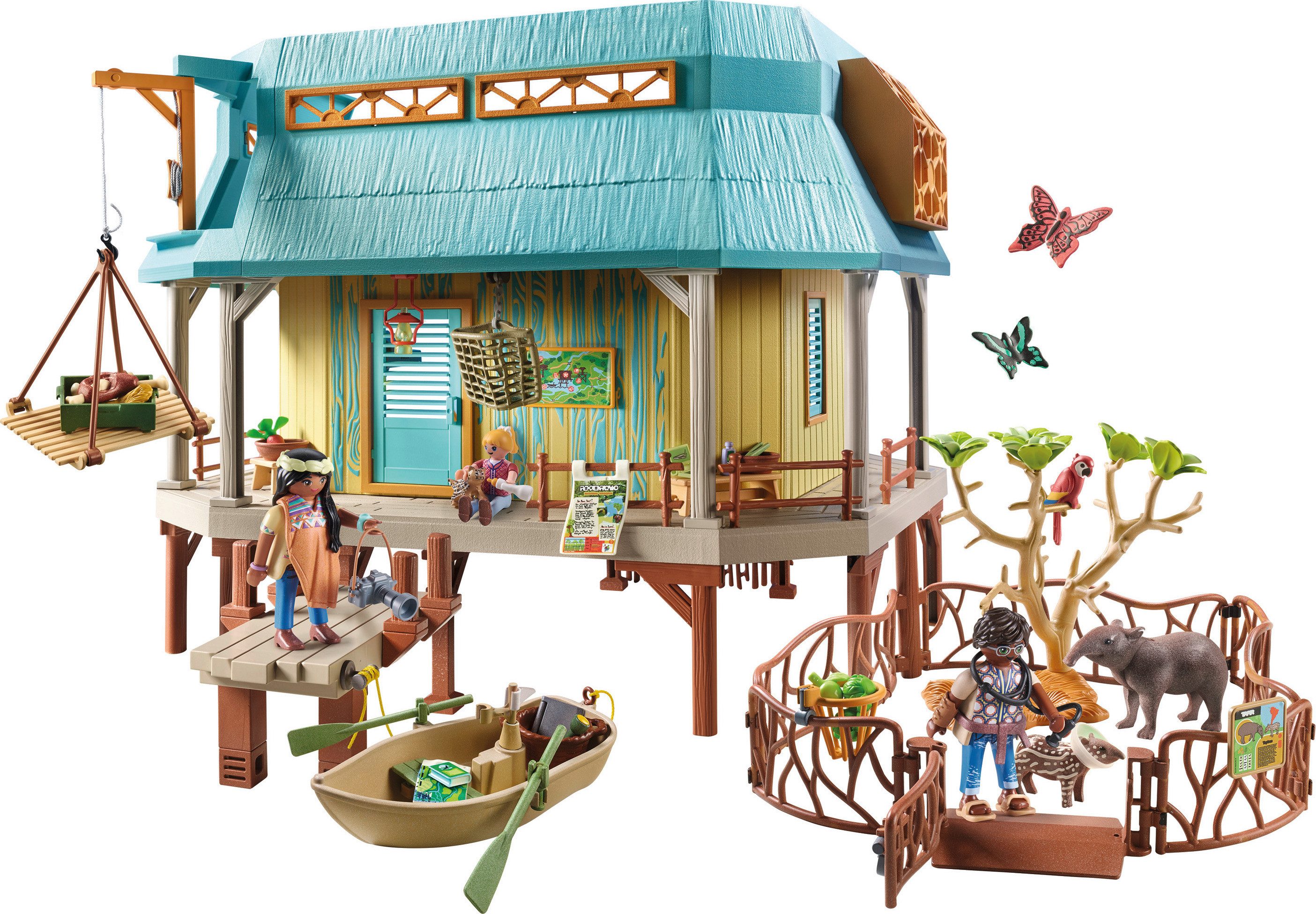 Playmobil® Konstruktions-Spielset, Bausteine, Baukasten, Tierpflegezentrum günstig online kaufen