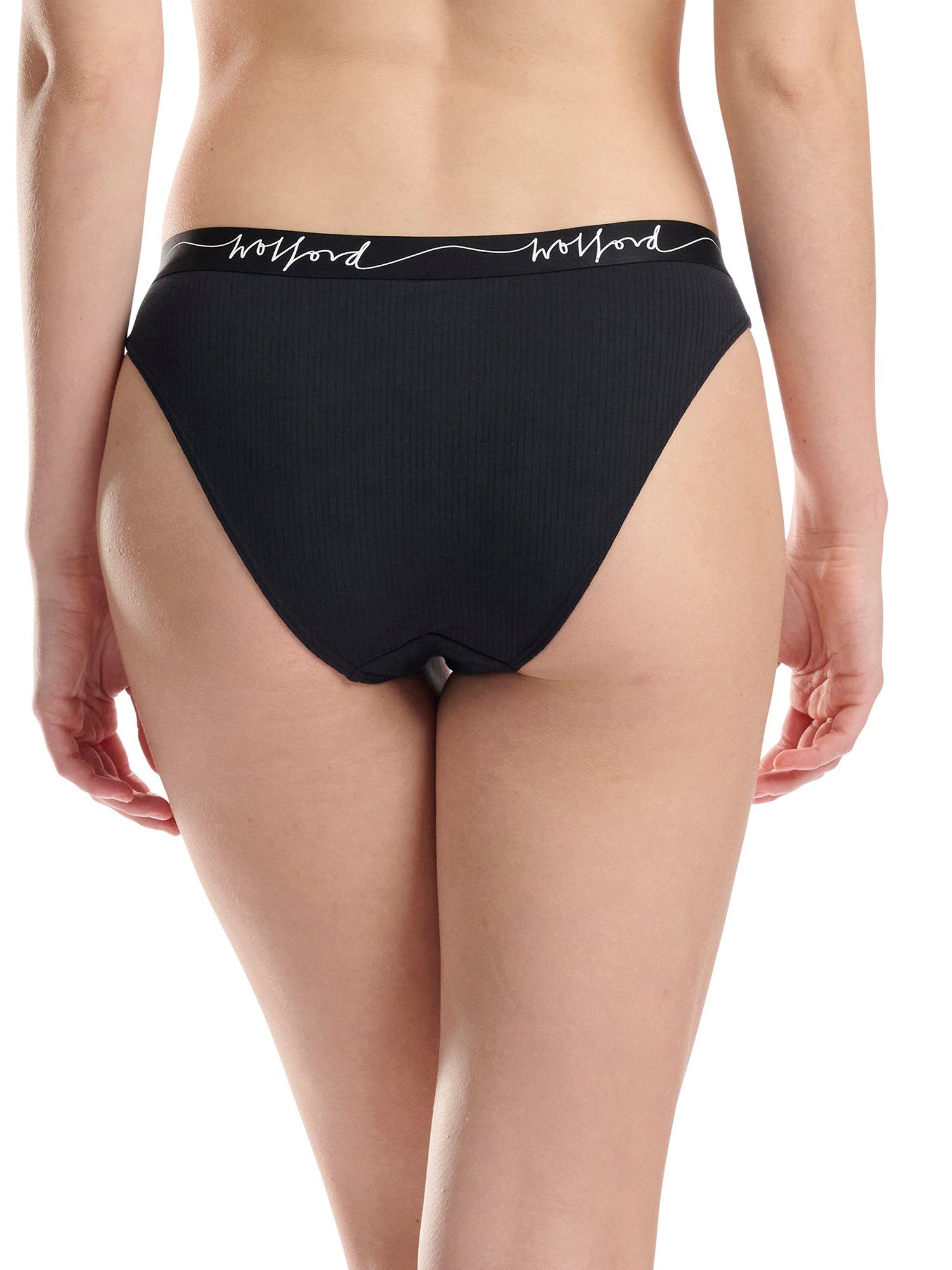 Wolford (3-St) Cotton schwarz Bikini Slip Beauty