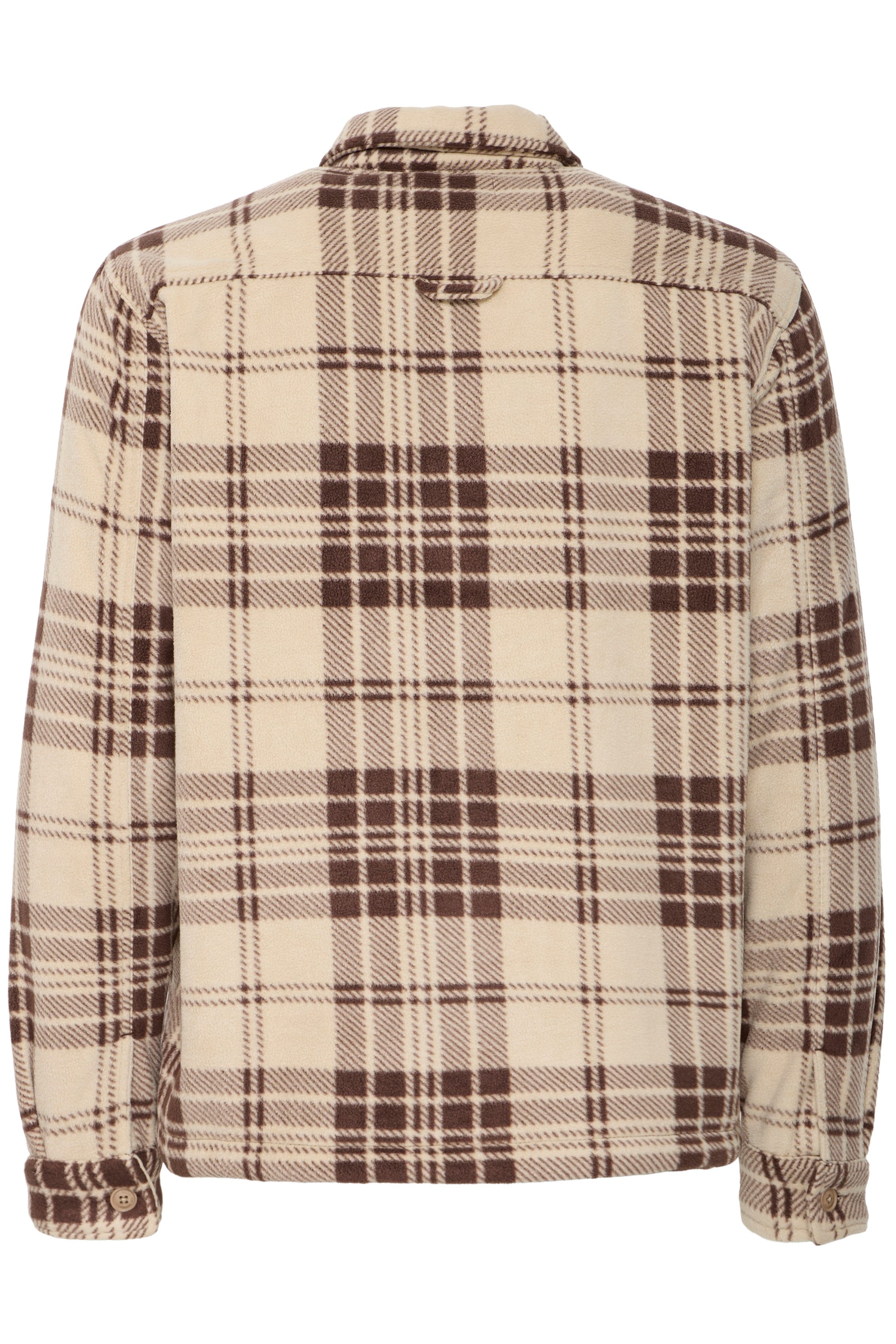 Blend Langarmhemd BHBAKI Shirt Regular Fit, aus Polyester, kariertes Webmaterial
