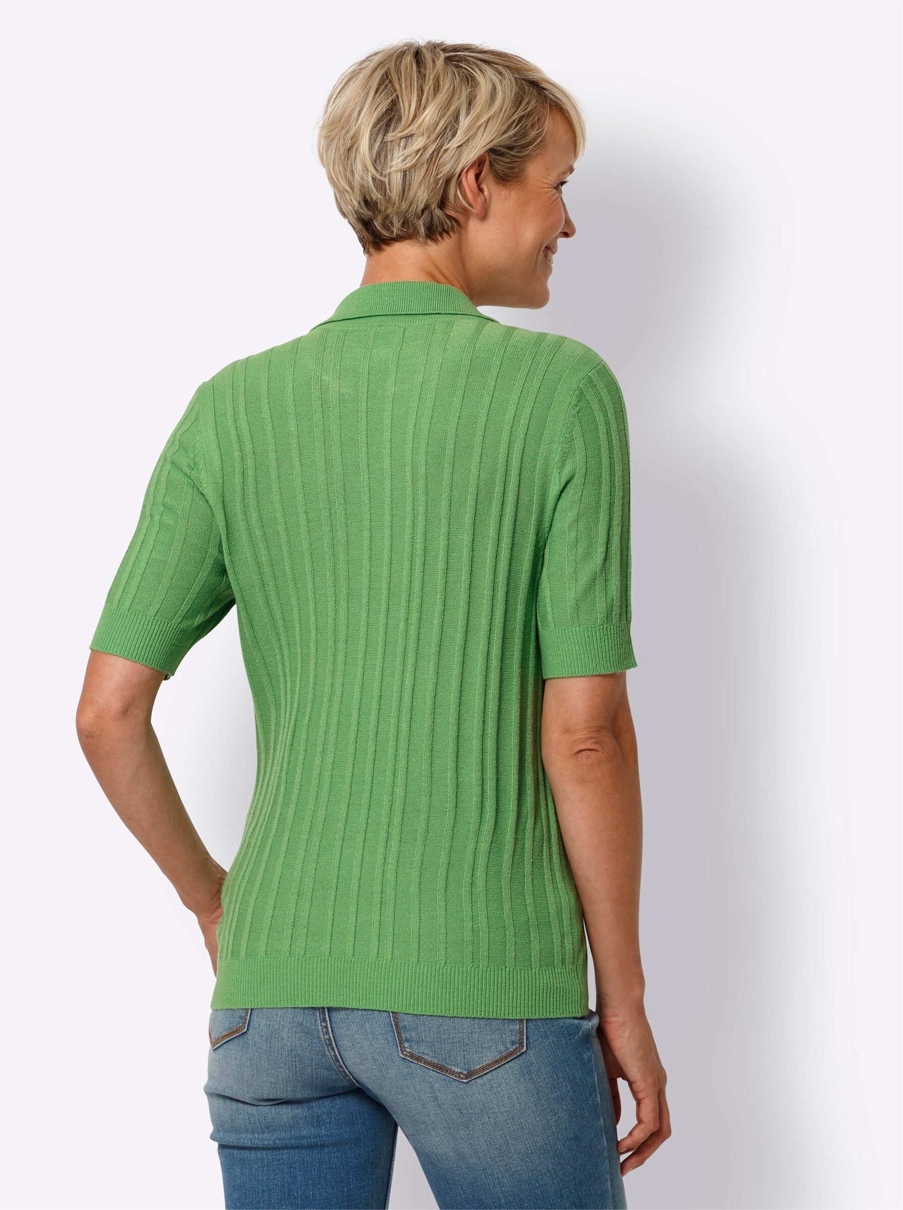 Classic Basics Polokragenpullover "Kurzarm-Pullover" günstig online kaufen