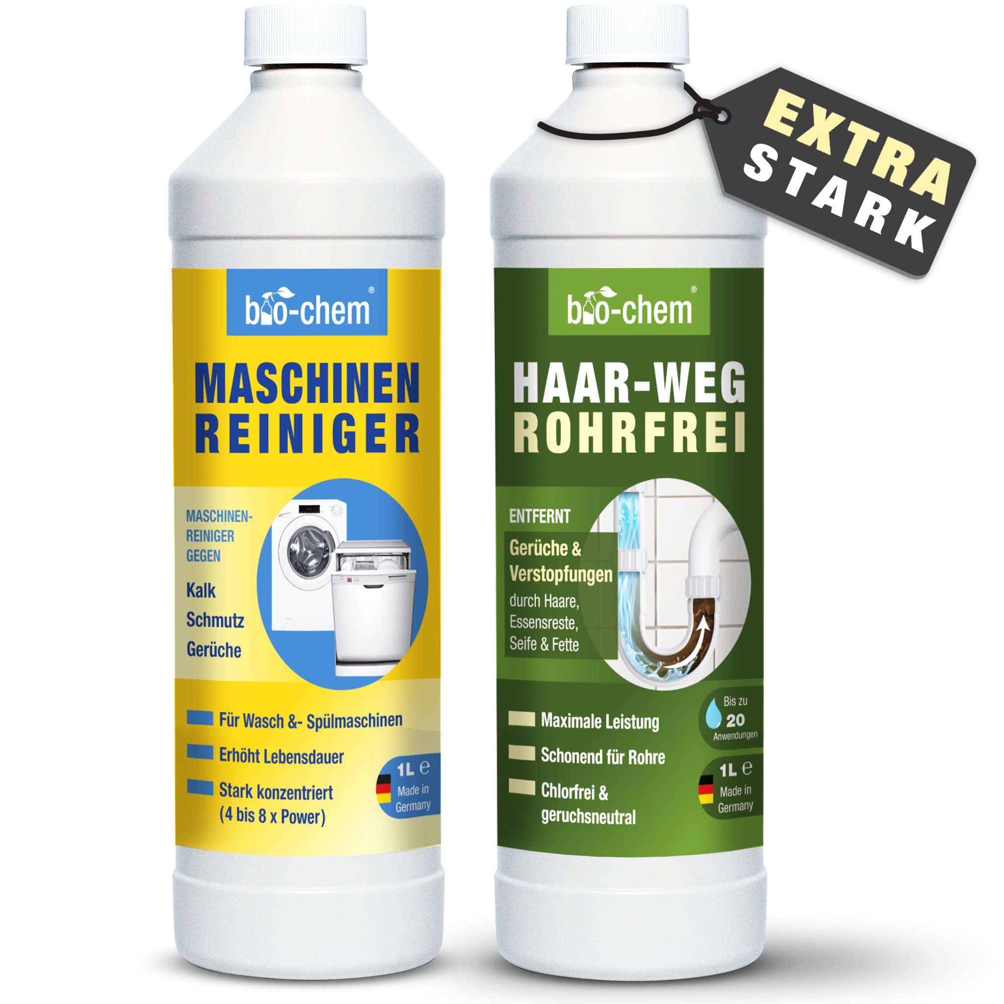 bio-chem Spülmaschinen DUO – Maschinen- & Abflussreiniger Spülmaschinenreiniger