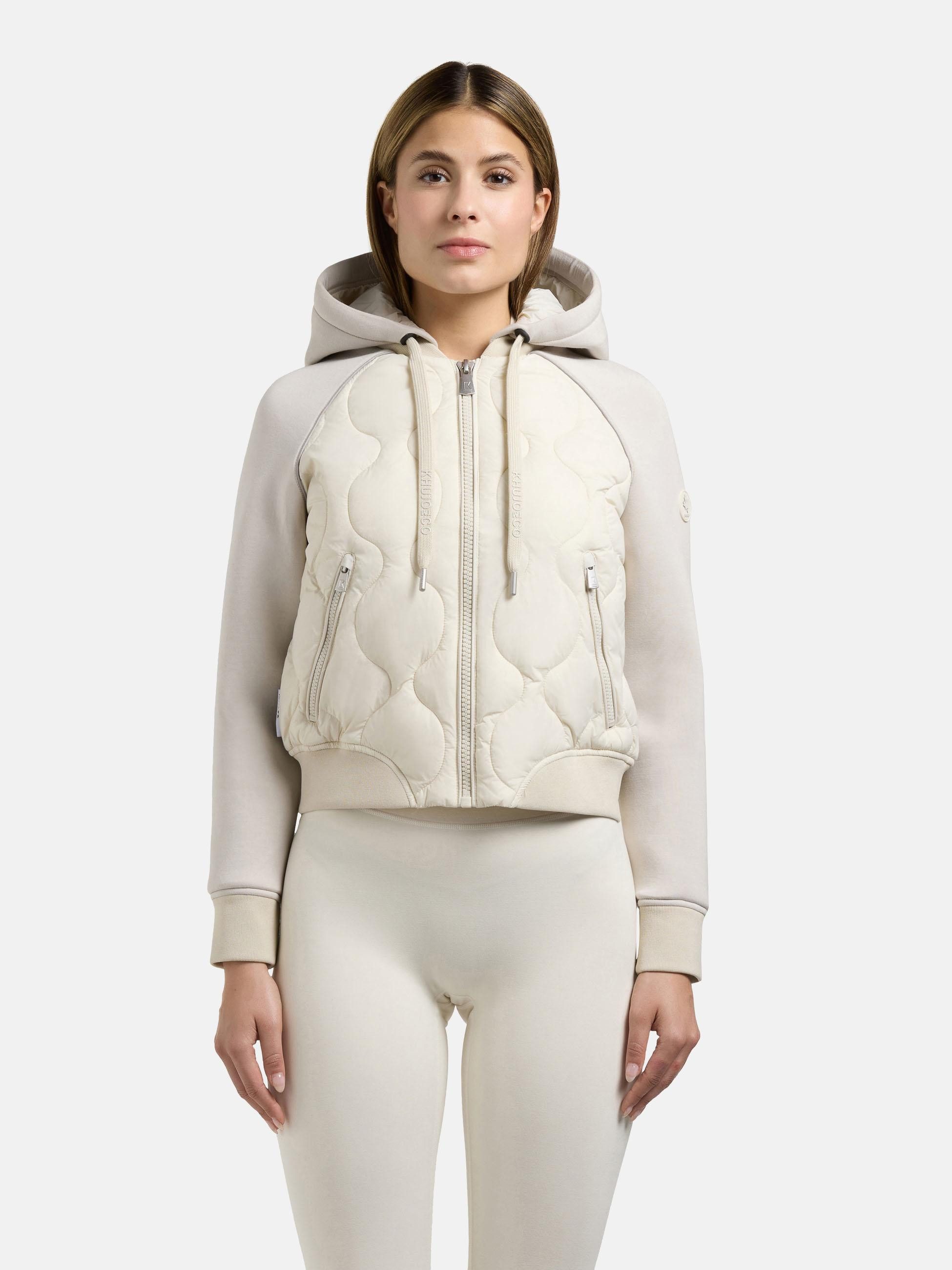 khujo Funktionsjacke Malaya (1-St) Gesteppte Bomberjacke für den Übergang