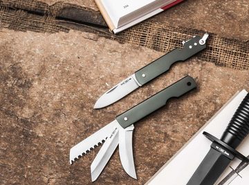 Böker Taschenmesser Böker History Knife & Tool Japanese Army Pen Knife Can Opener