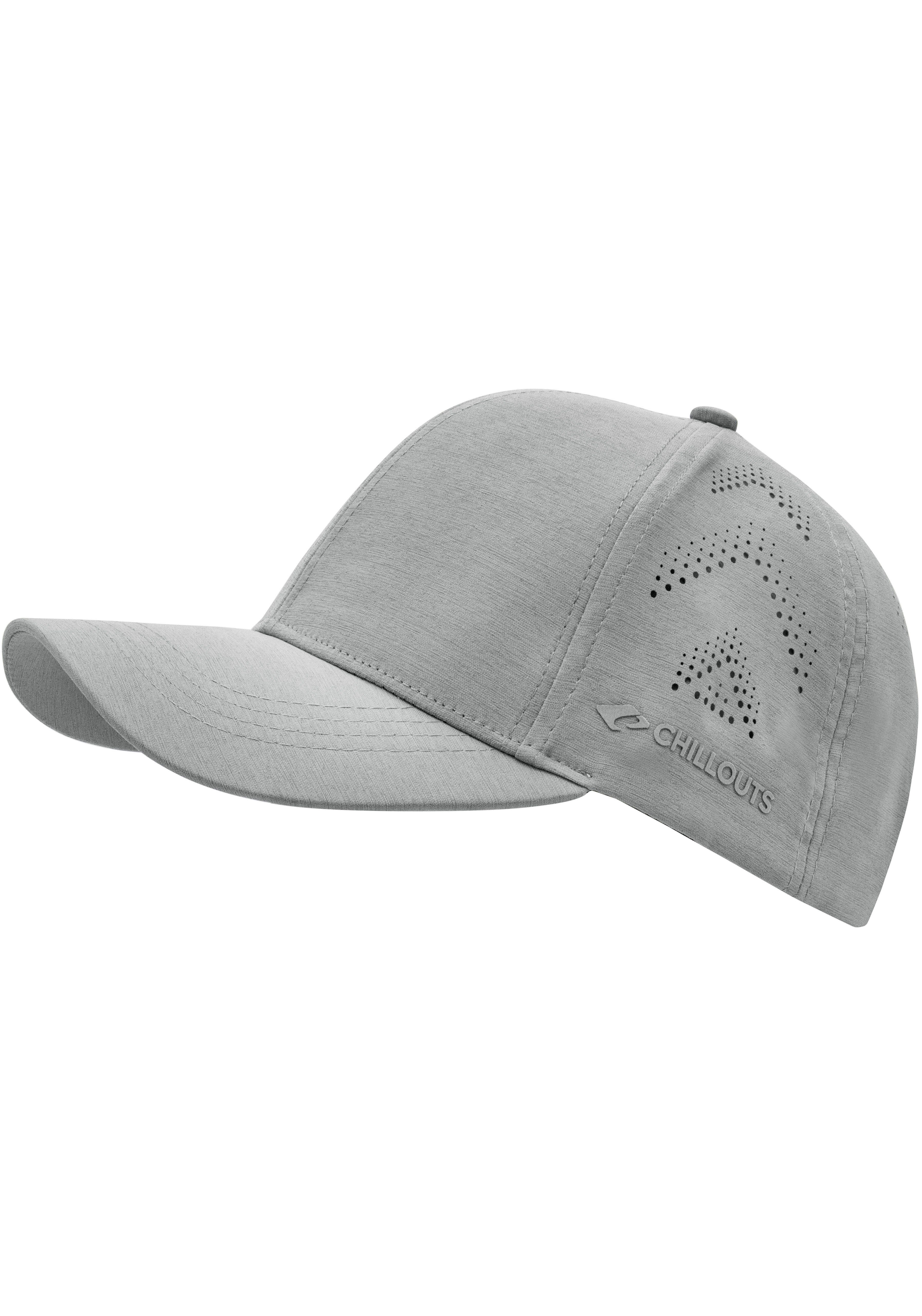 Cap hellgrau Philadelphia Hat, Baseball mit Klettverschluß, UPF50+ chillouts Cap