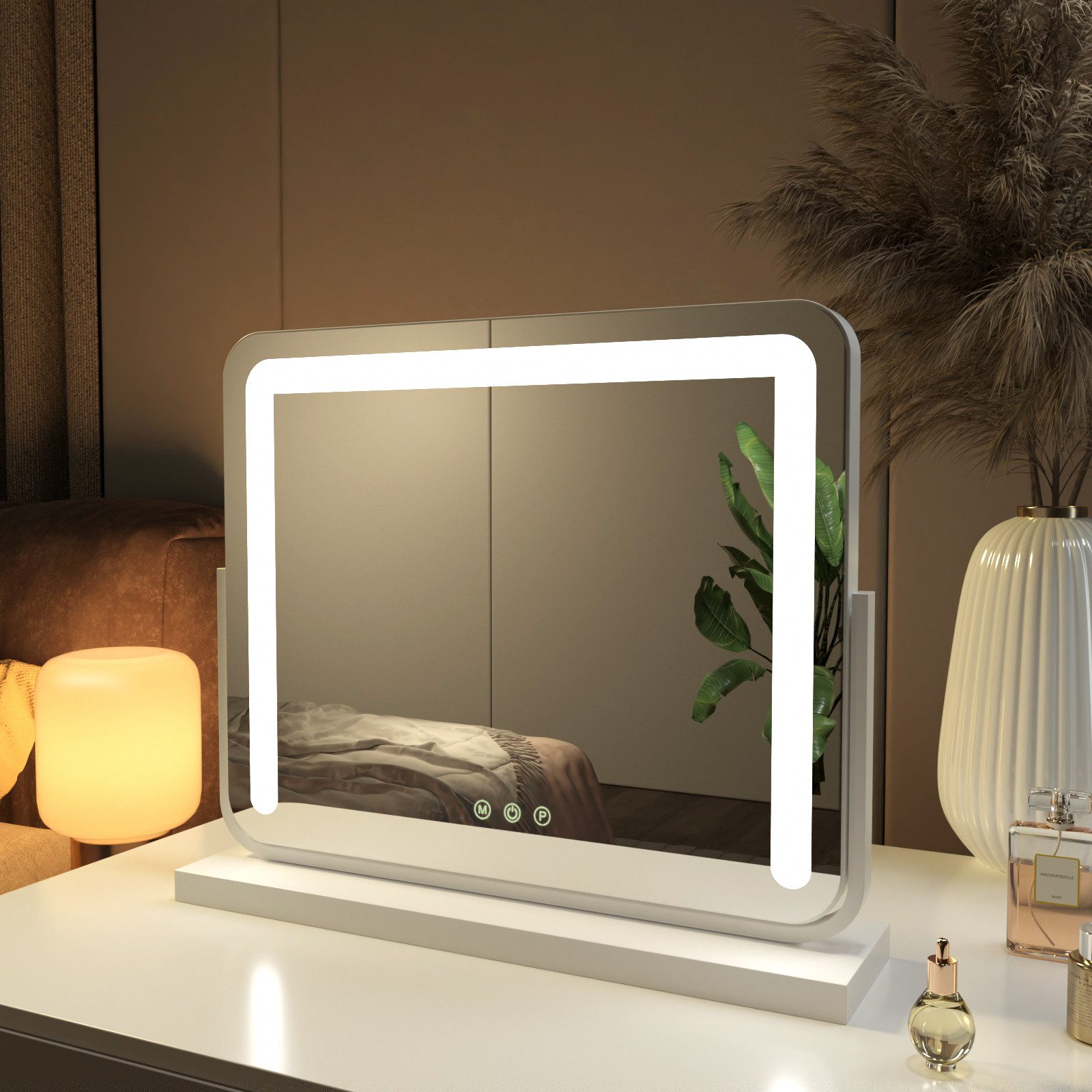 Kosmetikspiegel Schminkspiegel LED Kosmetikspiegel mit Beleuchtung Tischspiegel