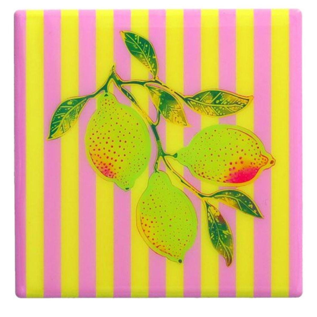 Giftcompany Getränkeuntersetzer Glasuntersetzer Love Tiles Zitronen
