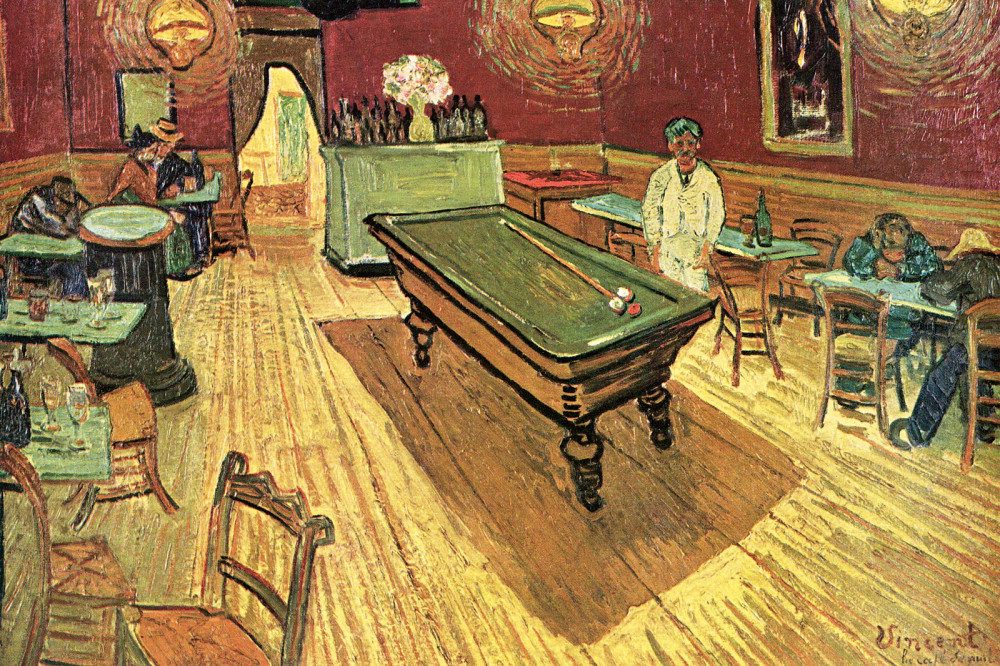 Poster Vincent Van Gogh Kunstdruck Bild - Das NachtcafÃ© An Der