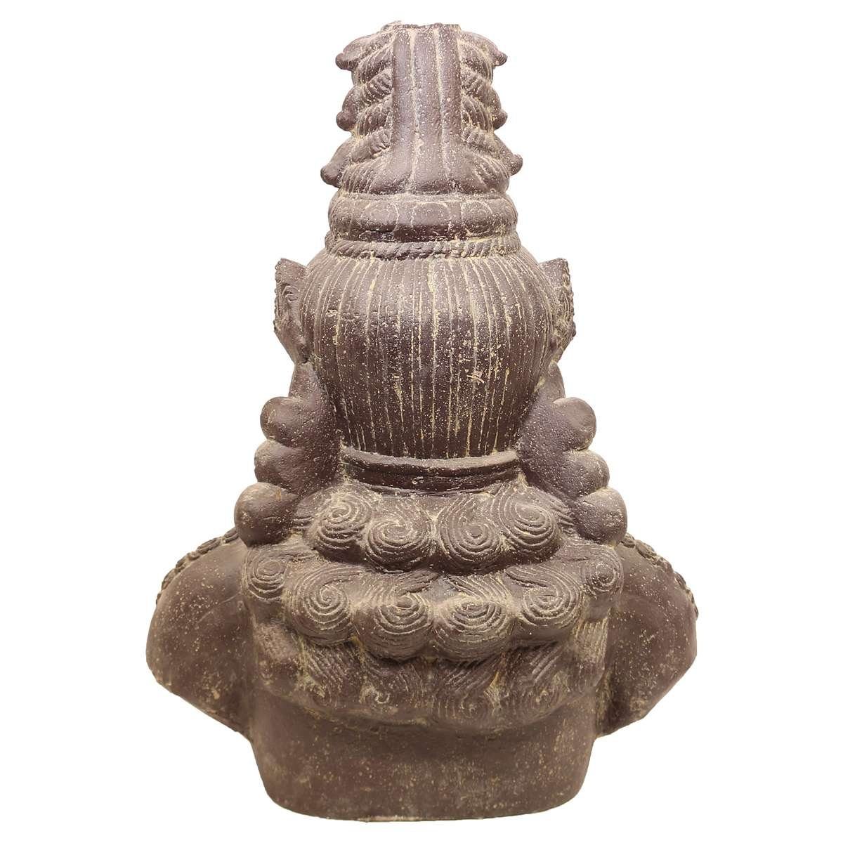 Oriental Galerie Dekofigur Shiva Garten Skulptur St), Ursprungsland Stein 70 traditionelle im (1 Handarbeit cm in Herstellung
