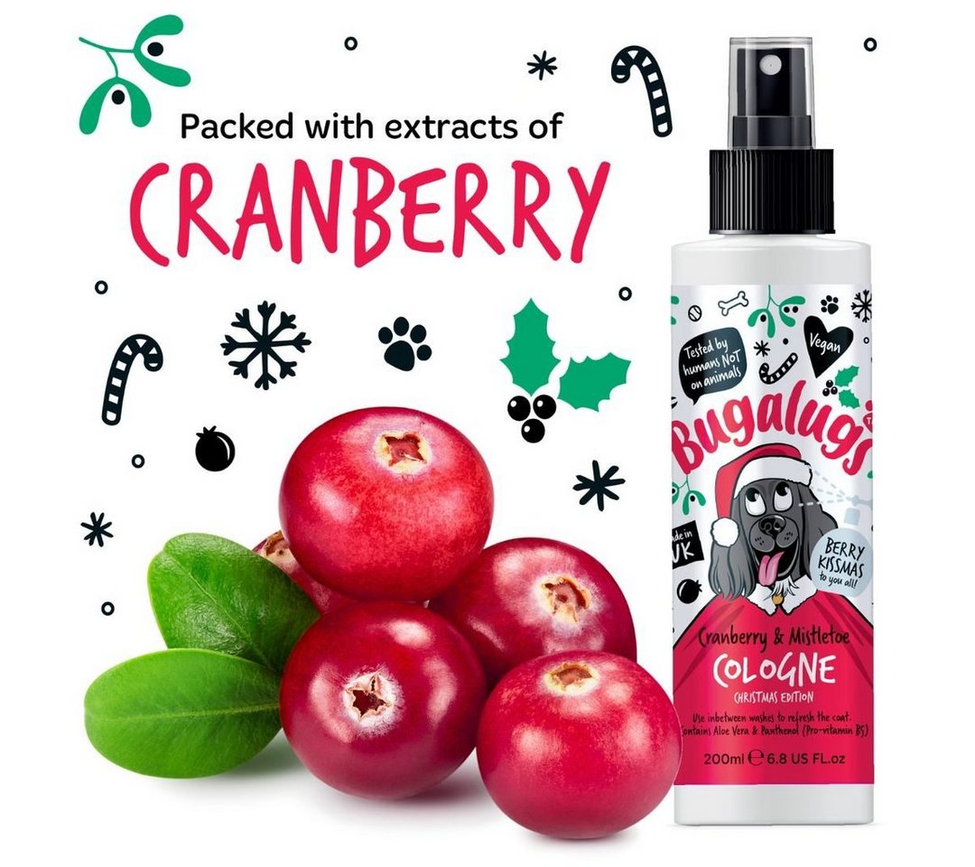 Thumbnail - Bugalugs Fellpflege Bugalugs Hunde Parfüm-Deo Christmas Edition 200ml, 200 ml, (1-St), Hundeparfüm, Lake District Wasser...
