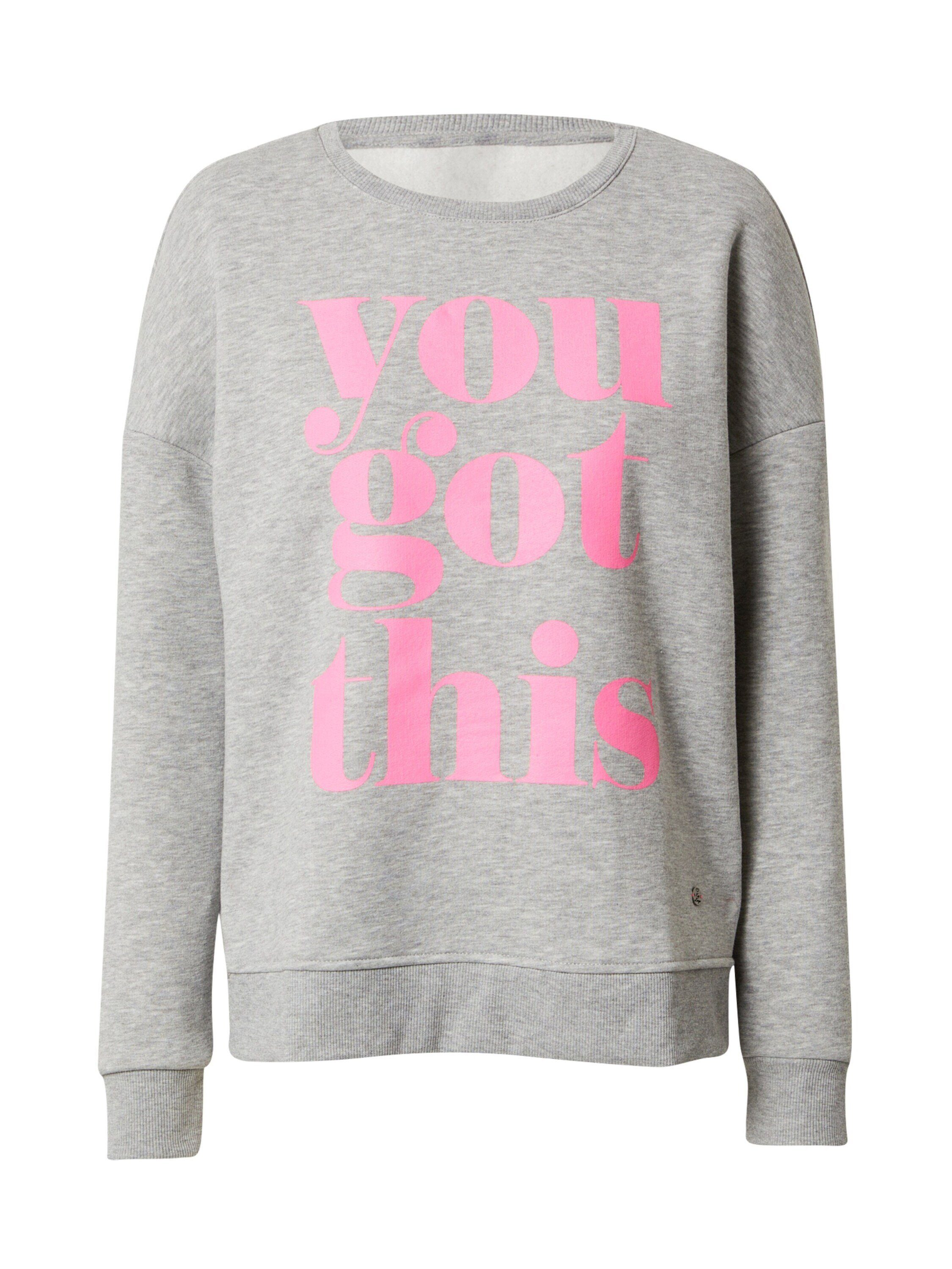Key Largo Sweatshirt (1-tlg) Weiteres Detail, Bndchen-/Rippstrick-Kragen
