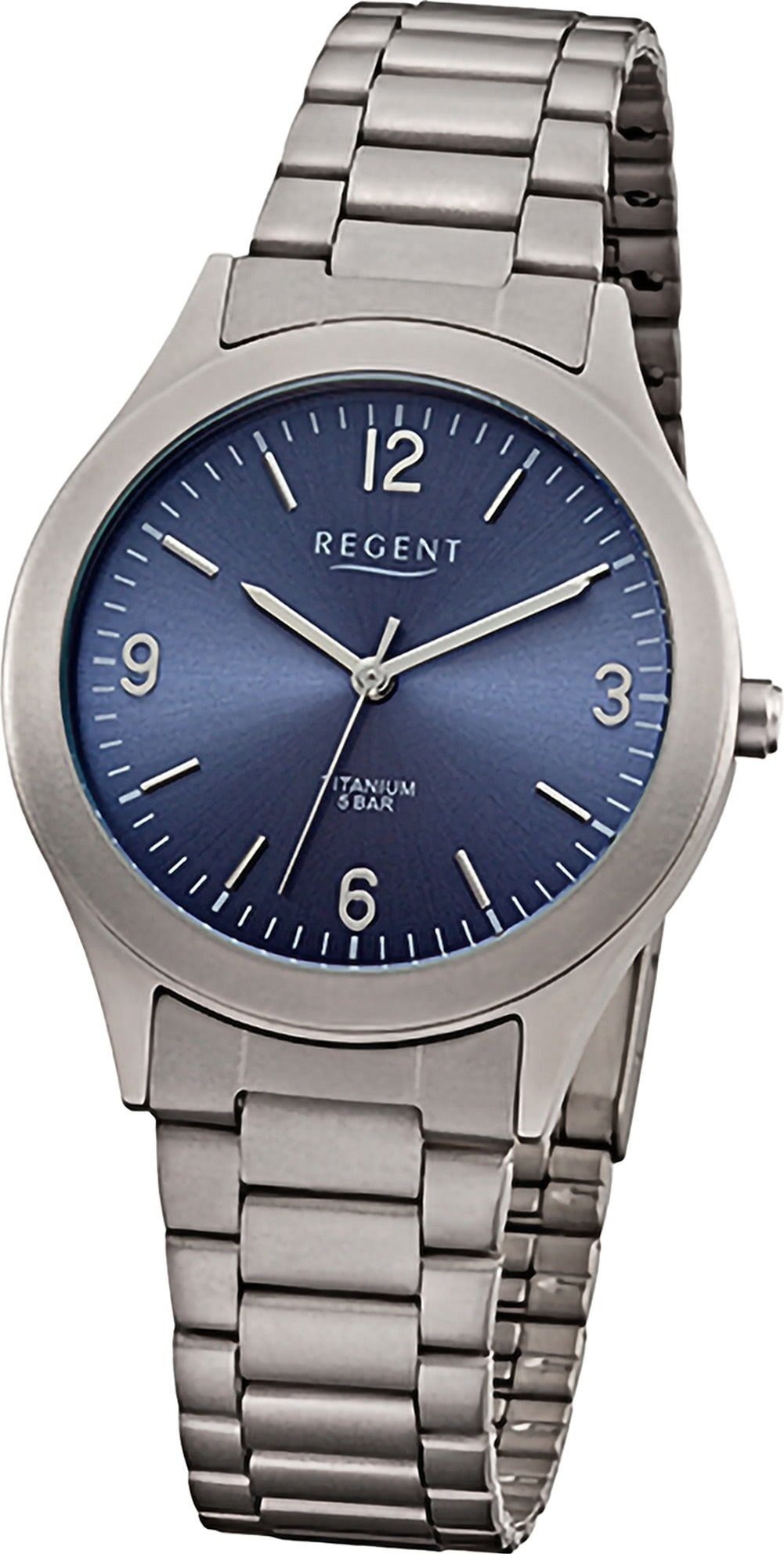 Quarzuhr Regent Herren Armbanduhr Analog