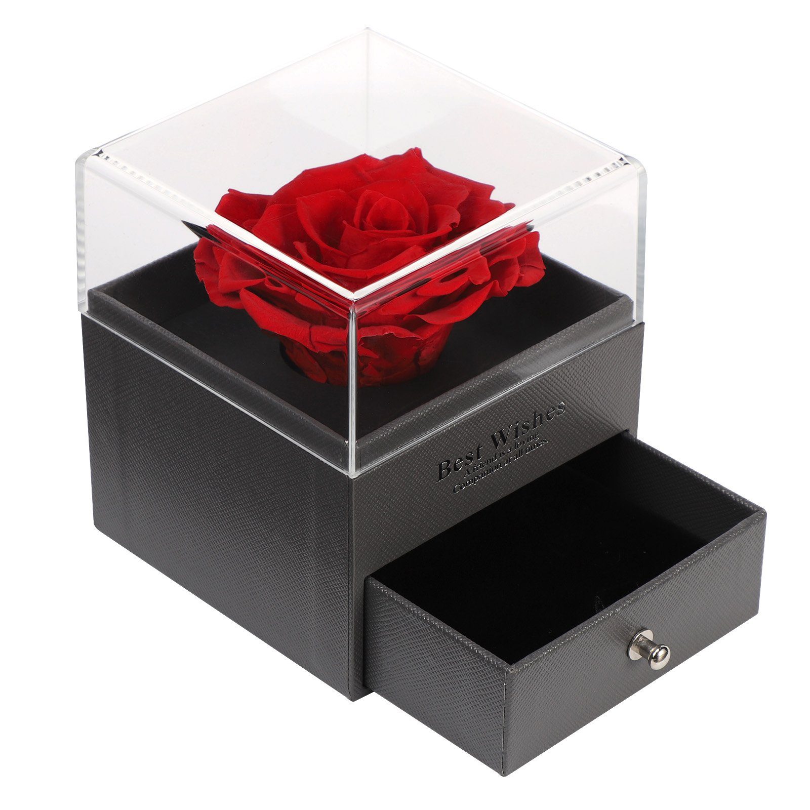 Kunstblume Konservierte Rosen, für Weihnachten Valentinstag günstig online kaufen