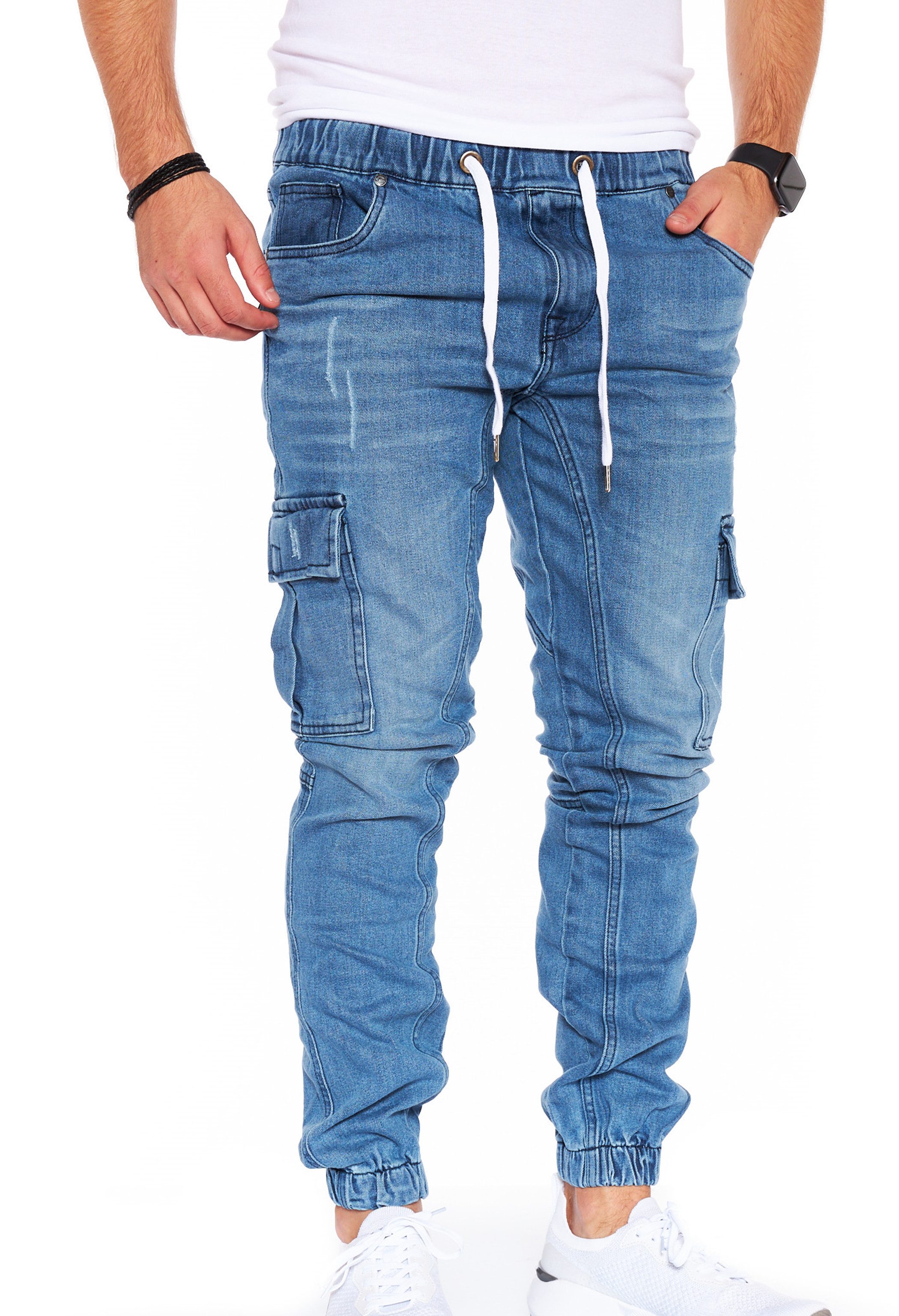 Styleko Chinohose 8004 Styleko Cargohose Herren günstig online kaufen