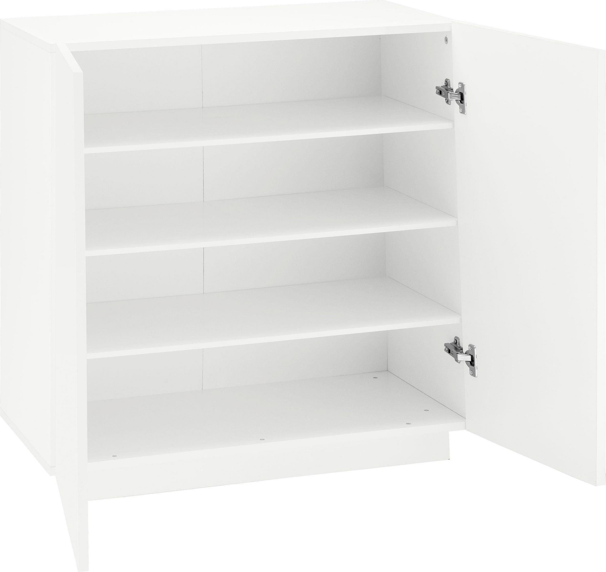 möbelando Schuhschrank Viterbo 79,2 x 86 x 38 cm (B/H/T)