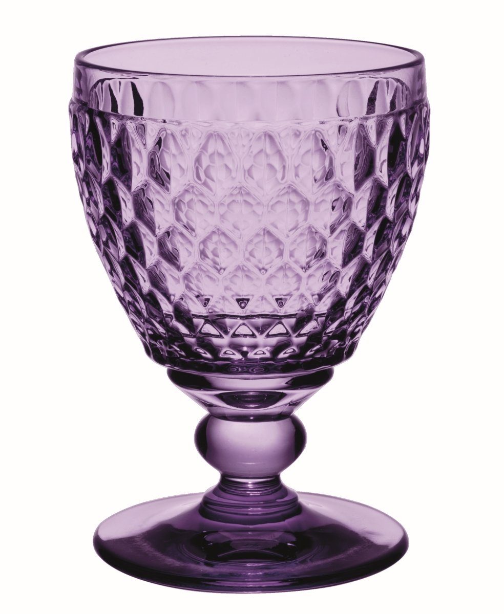 Villeroy & Boch Weißweinglas Boston coloured Weissweinglas lavender 125 ml, Kristallglas