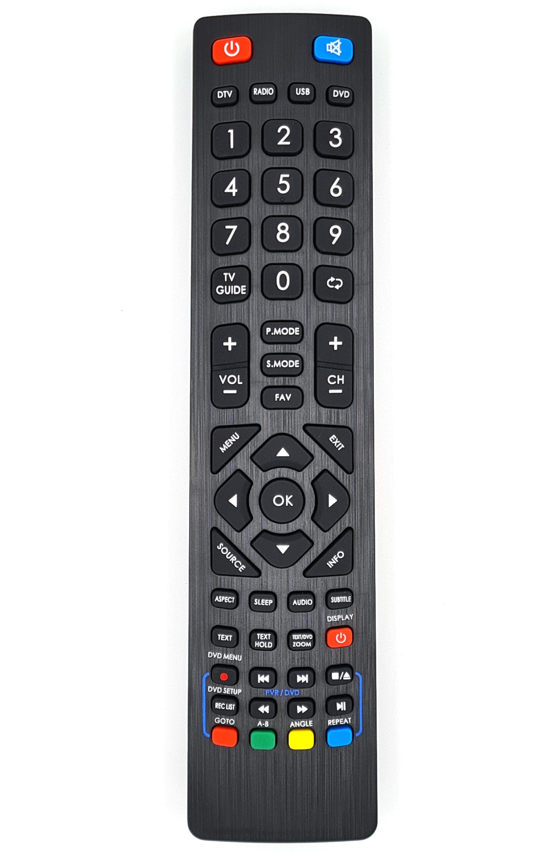 Alltro Ersatz TV Fernbedienung (für Sharp TV / LC-32DHE4042EW / LC40CFE4042E)